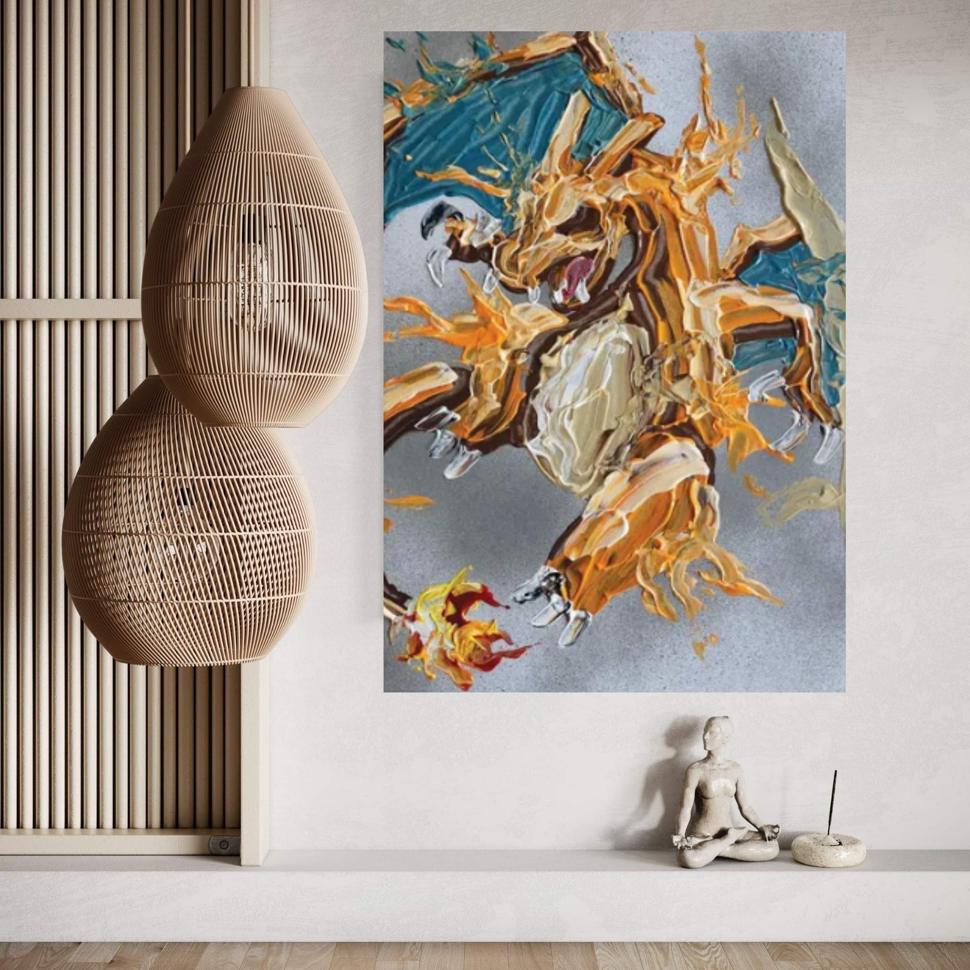 Pokémon - Charizard Canvas Wall Art - Y Canvas