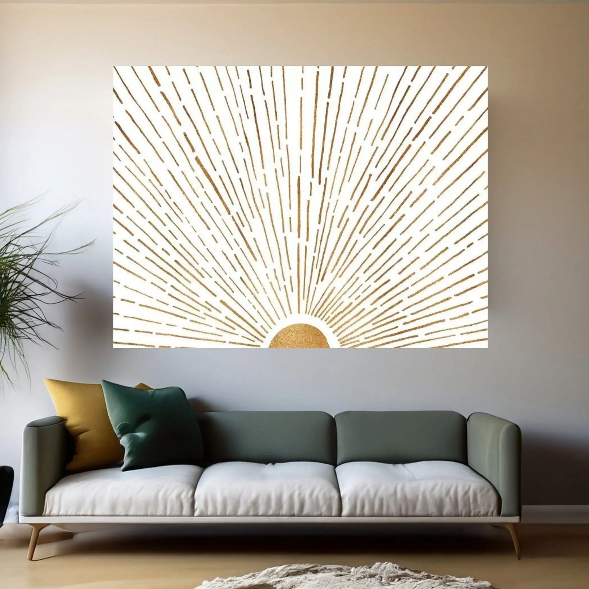 Let The Sunshine In Canvas Wall Art - Y Canvas