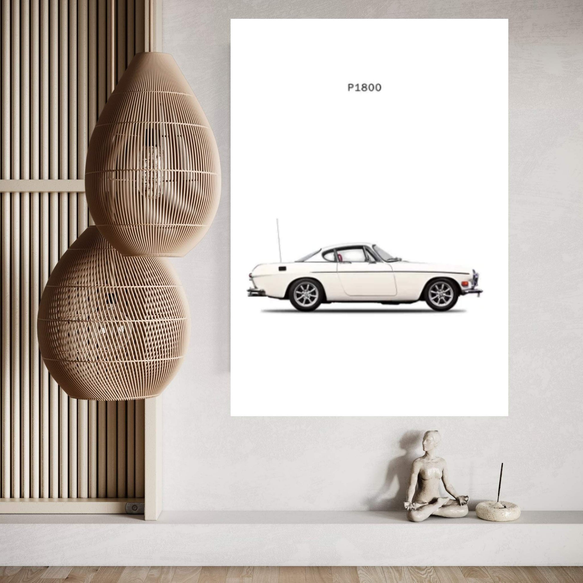 Volvo P1800 Canvas Wall Art - Y Canvas