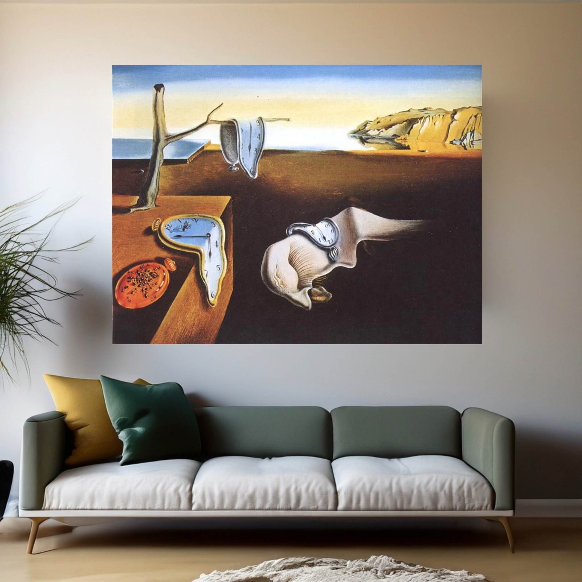 The Persistence of Memory Canvas Wall Art - Y Canvas