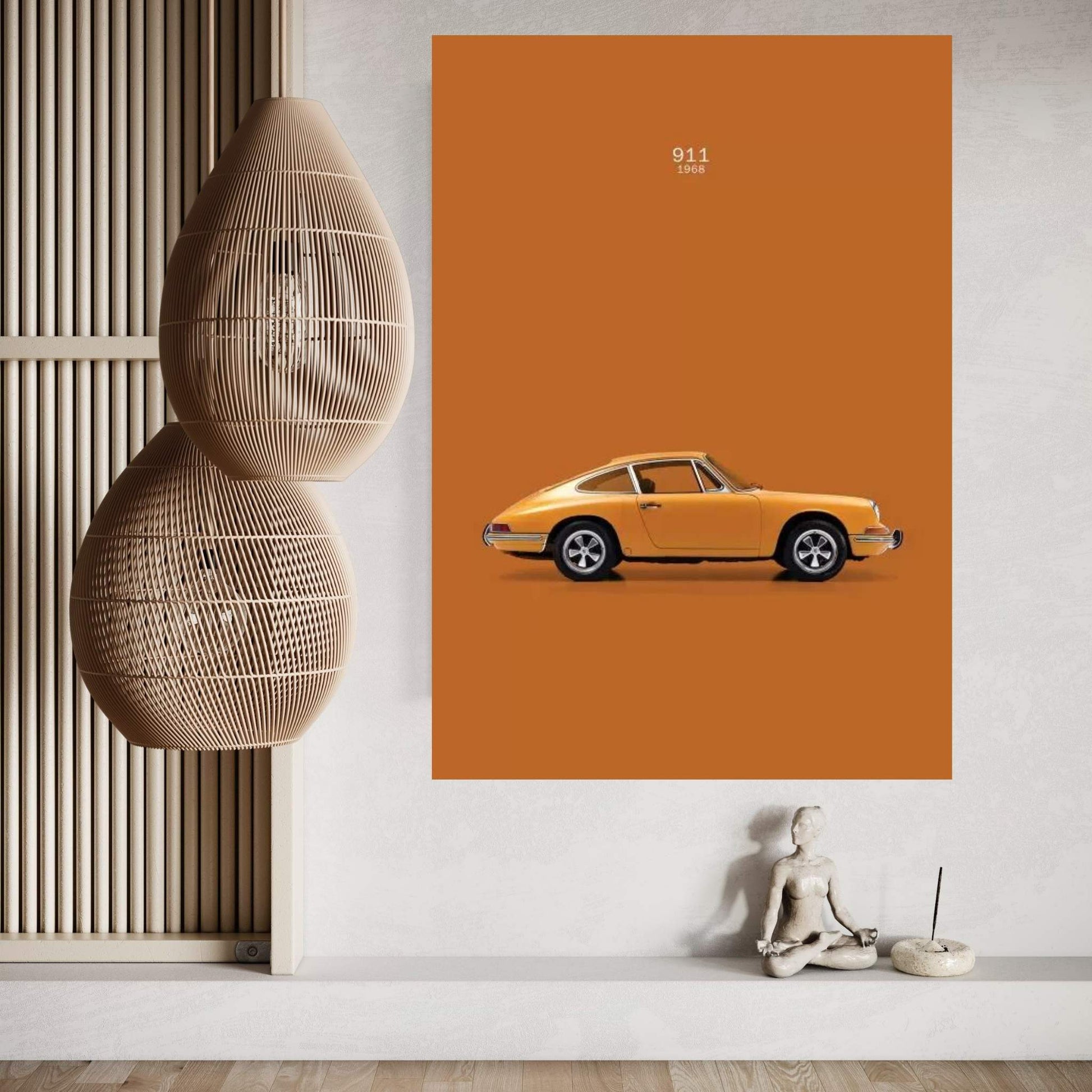 1968 Porsche 911 Canvas Wall Art - Y Canvas