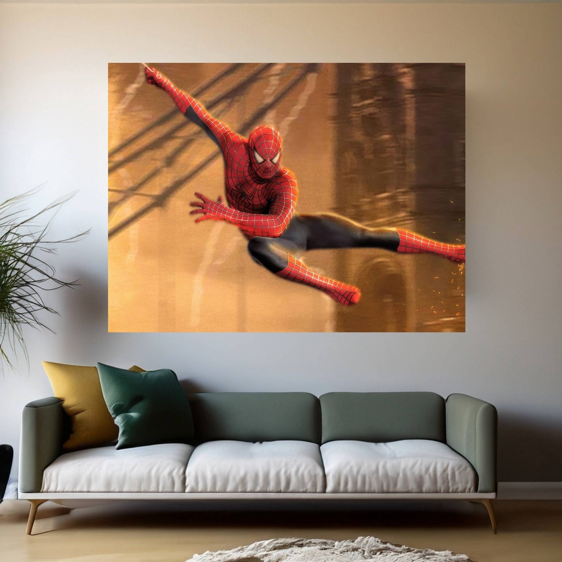 Spiderman Canvas Wall Art - Y Canvas