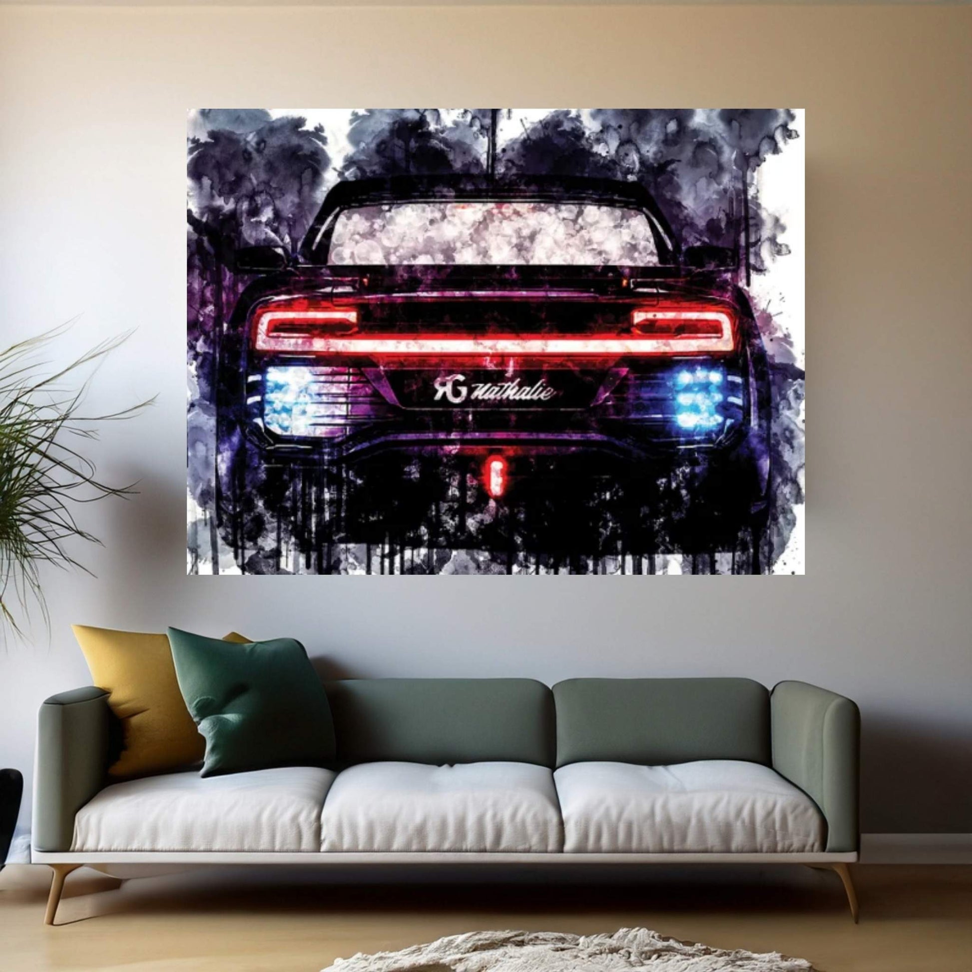 2018 Aiways RG Nathalie Vehicle CCCXXXVI Canvas Wall Art - Y Canvas