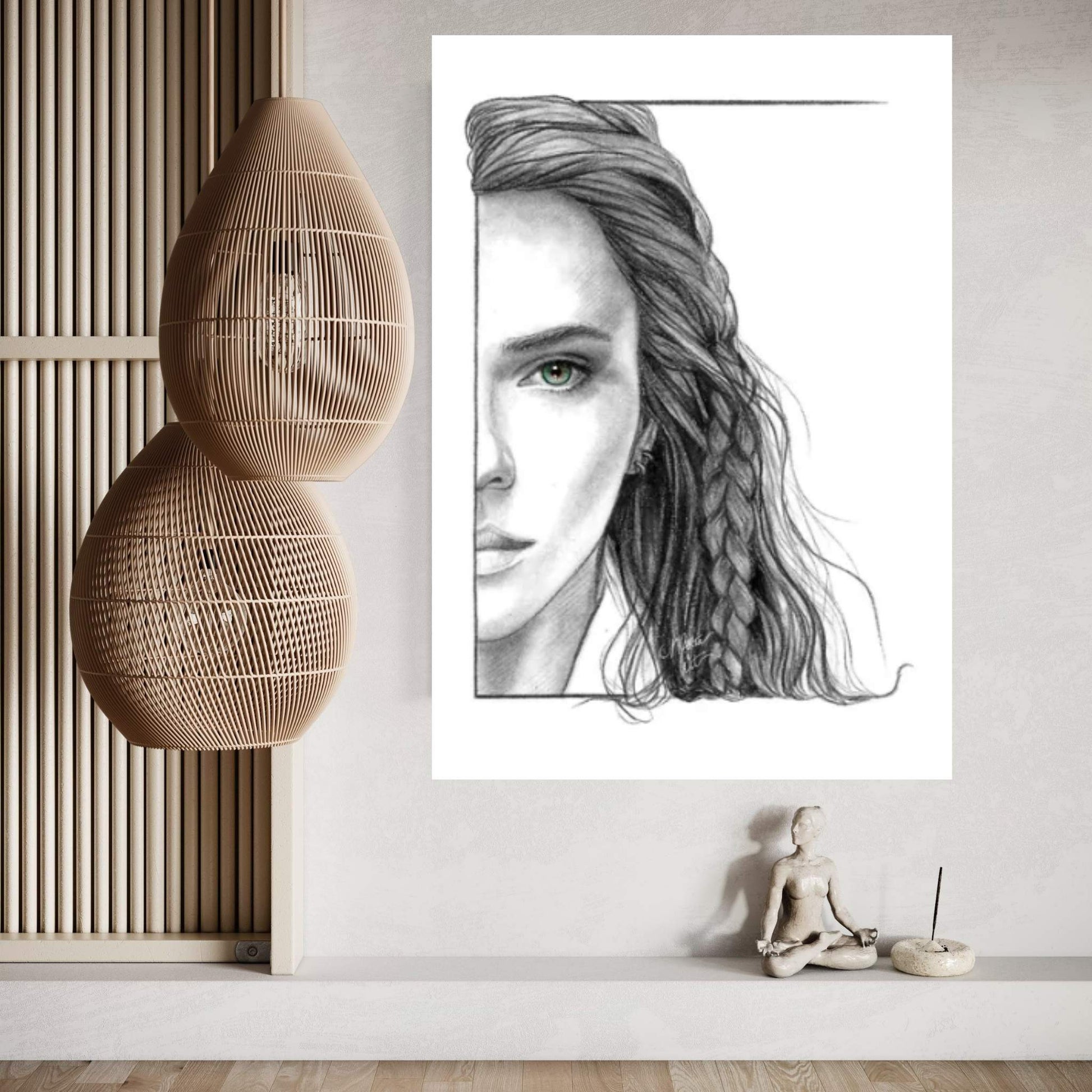 Natasha Canvas Wall Art - Y Canvas