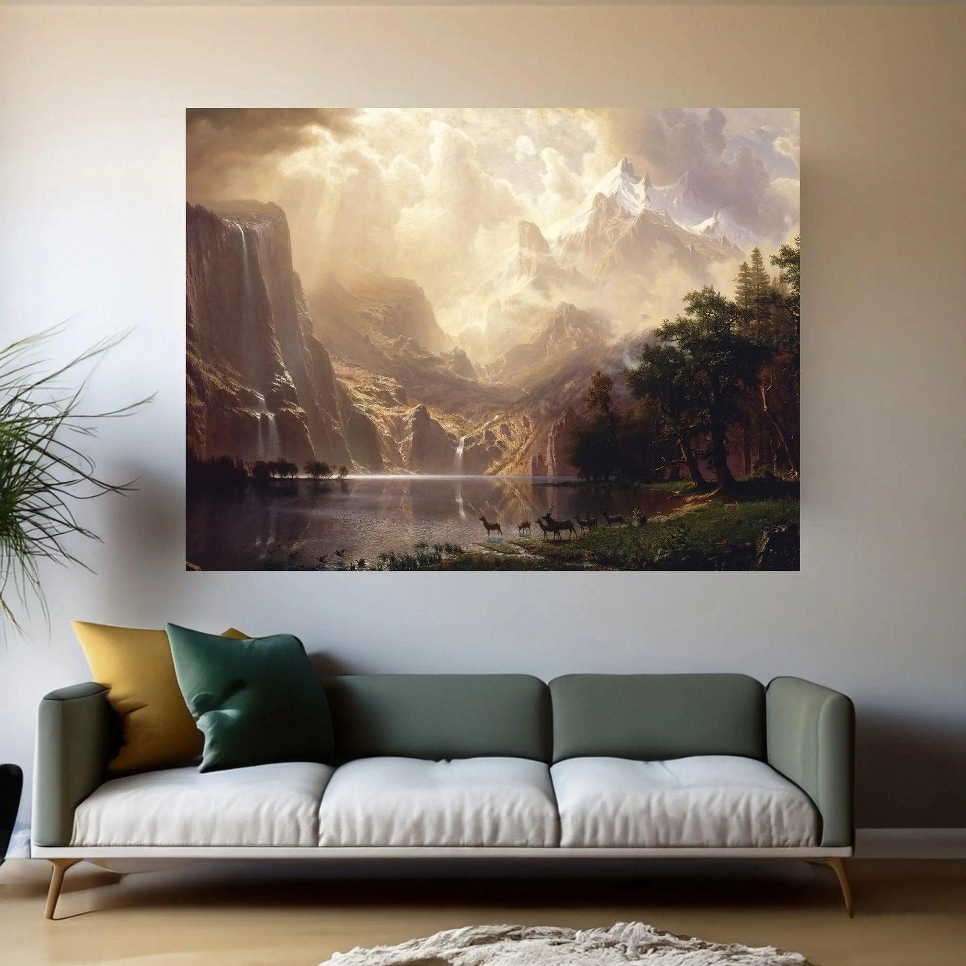 Among Sierra Nevada In California Canvas Wall Art - Y Canvas