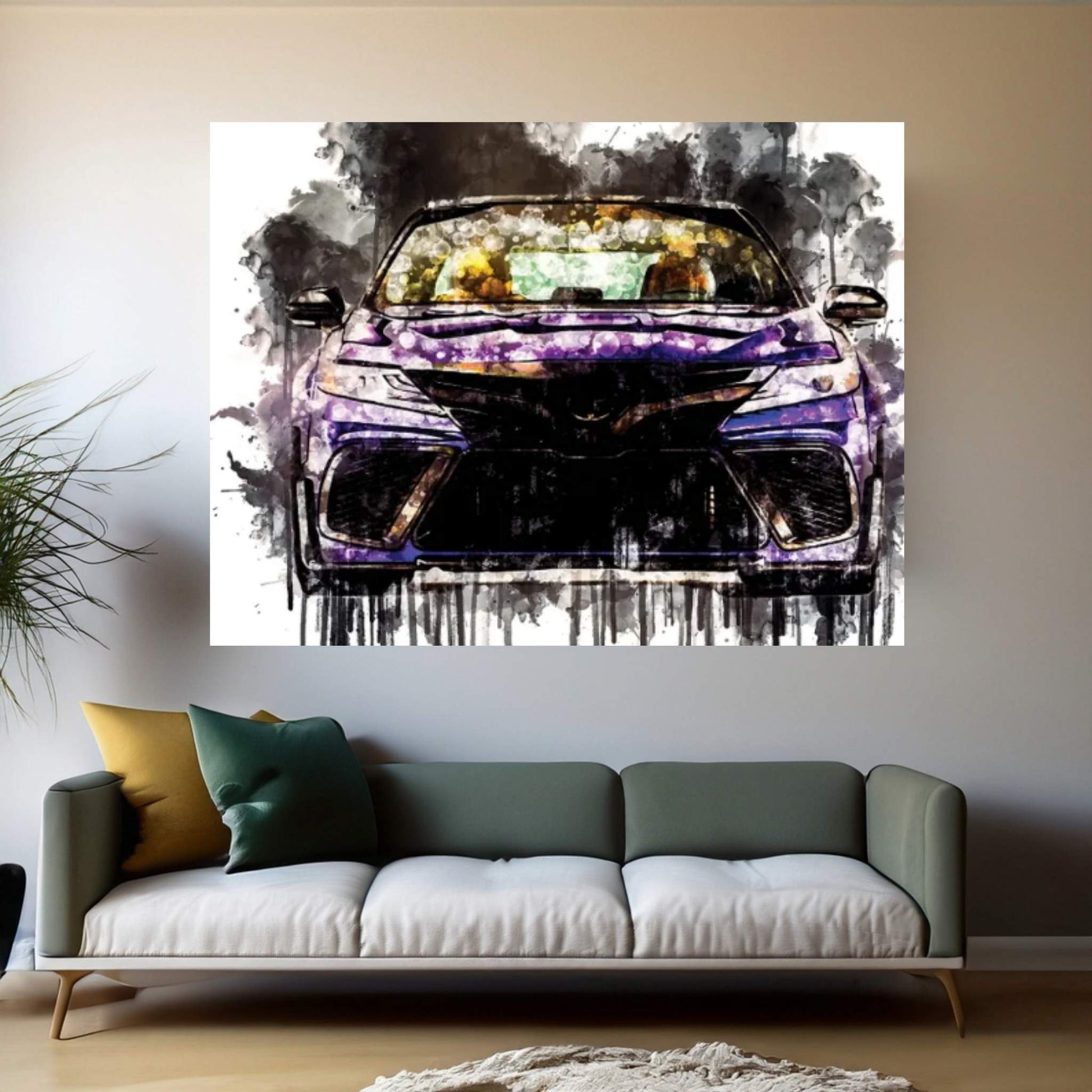 2017 Toyota Camry Rutledge Wood Vehicle CCXCVIII Canvas Wall Art - Y Canvas