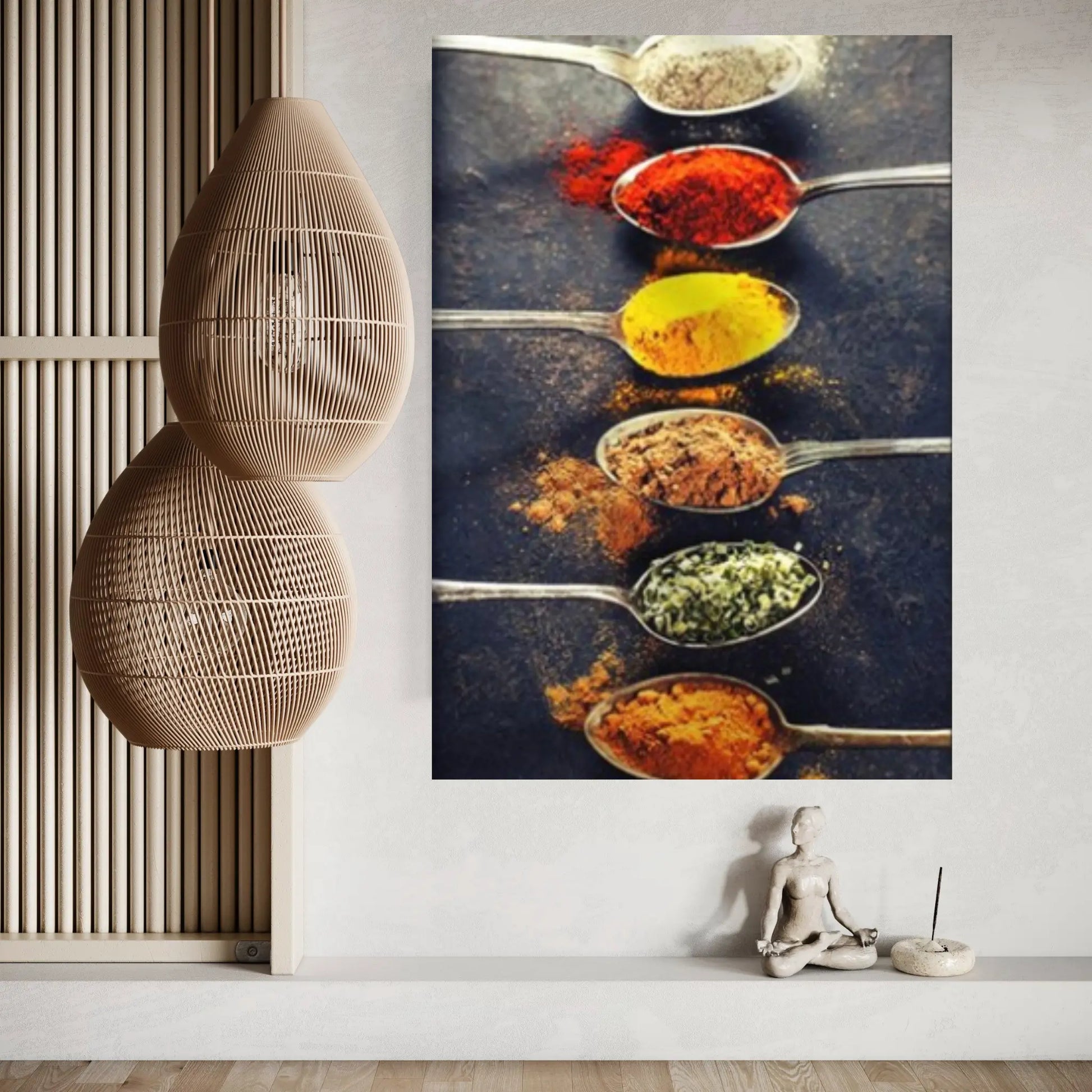 Vegetable Grains Spices Kitchen Canvas Wall Art Paintings Laminas Para Cuadros Scandinavian Poster Wall Art Picture for Interior Decor - Y Canvas