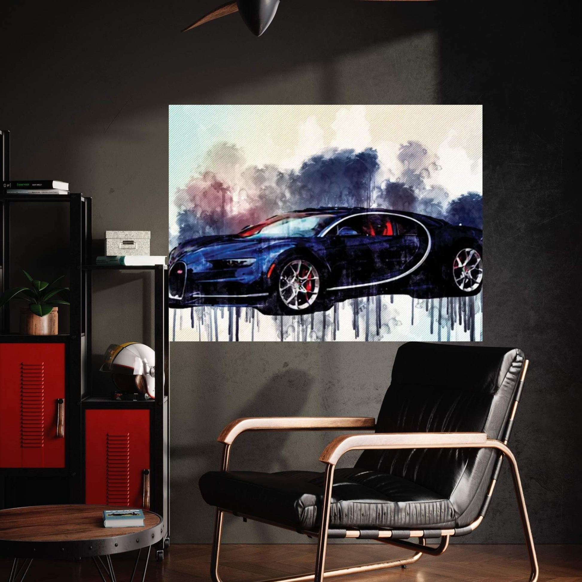 Bugatti Chiron 2018 Hypercar Sports Luxury Cars Canvas Wall Art - Y Canvas