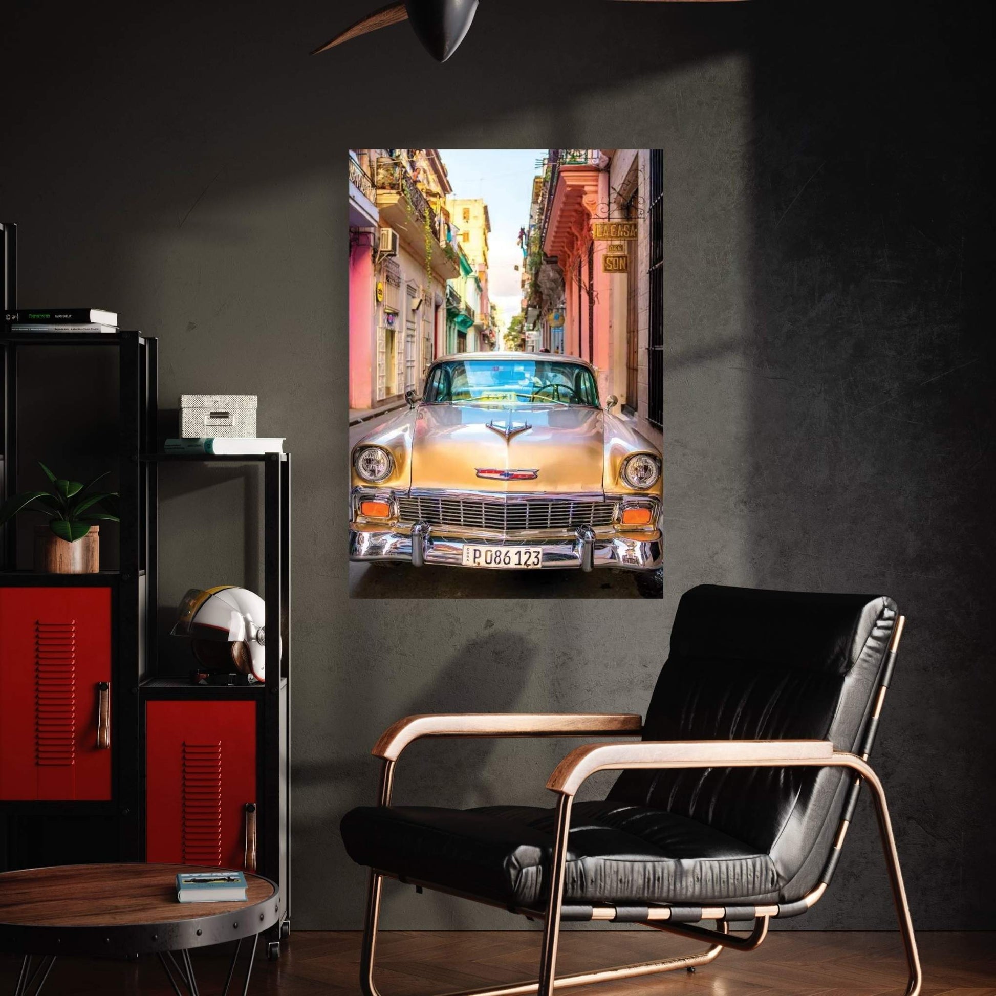 Oldtimer Old Havana I Canvas Wall Art - Y Canvas