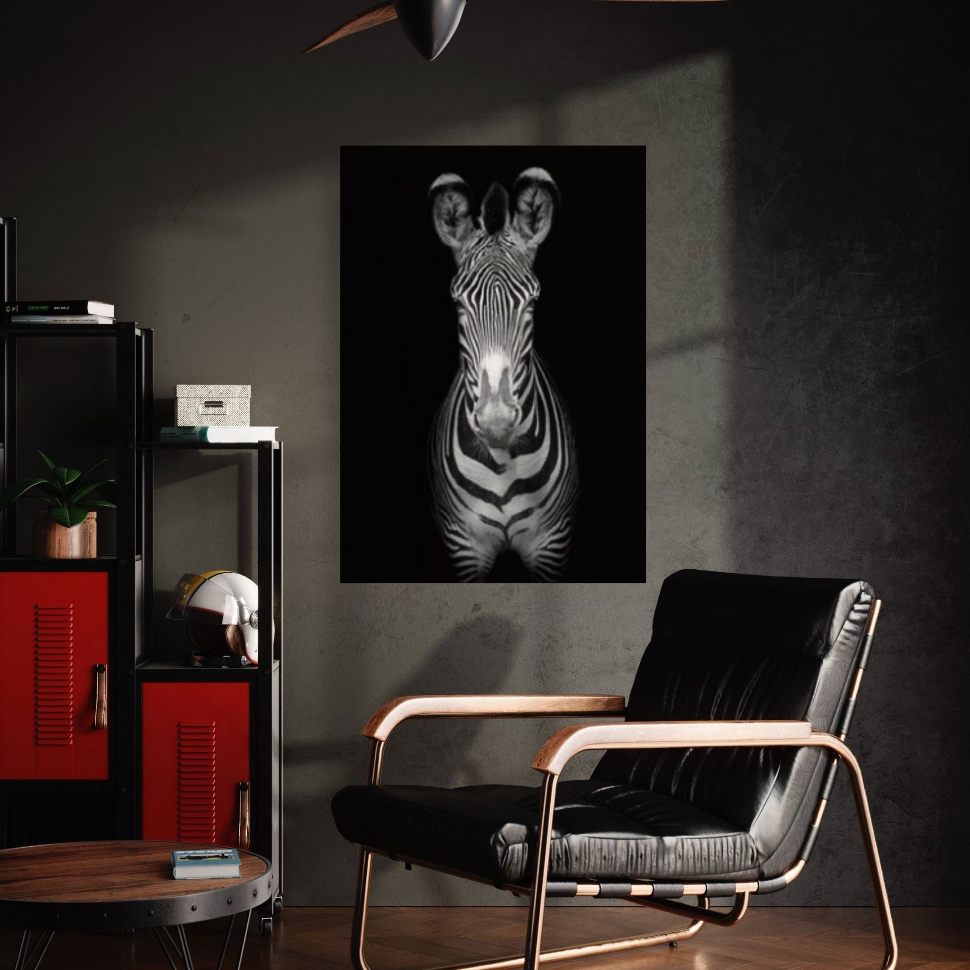 Abstract Animal Zebra Poster Creative Animal Modeling Wall Art, Entrance Decoration - Y Canvas