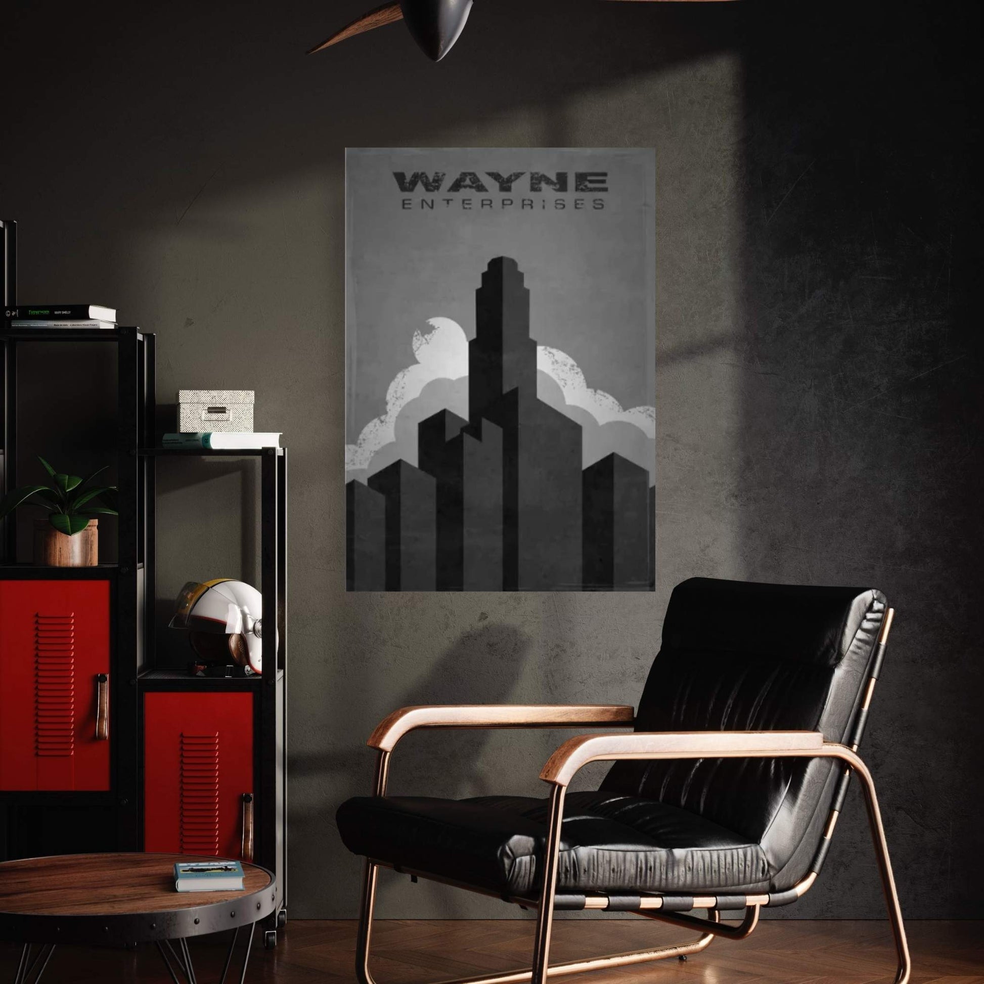 Wayne Enterprises (Batman) Canvas Wall Art - Y Canvas