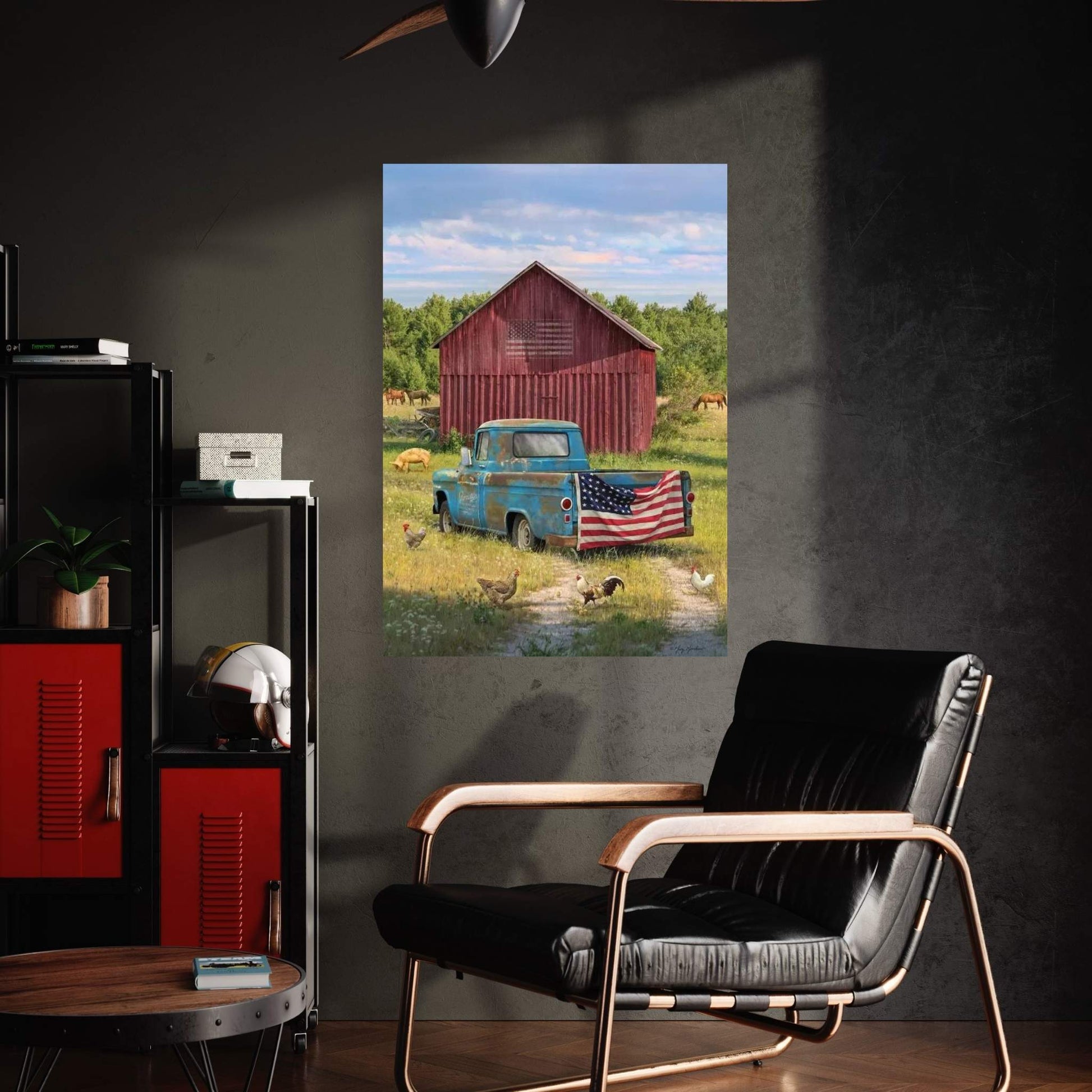 Summer Farm Canvas Wall Art - Y Canvas