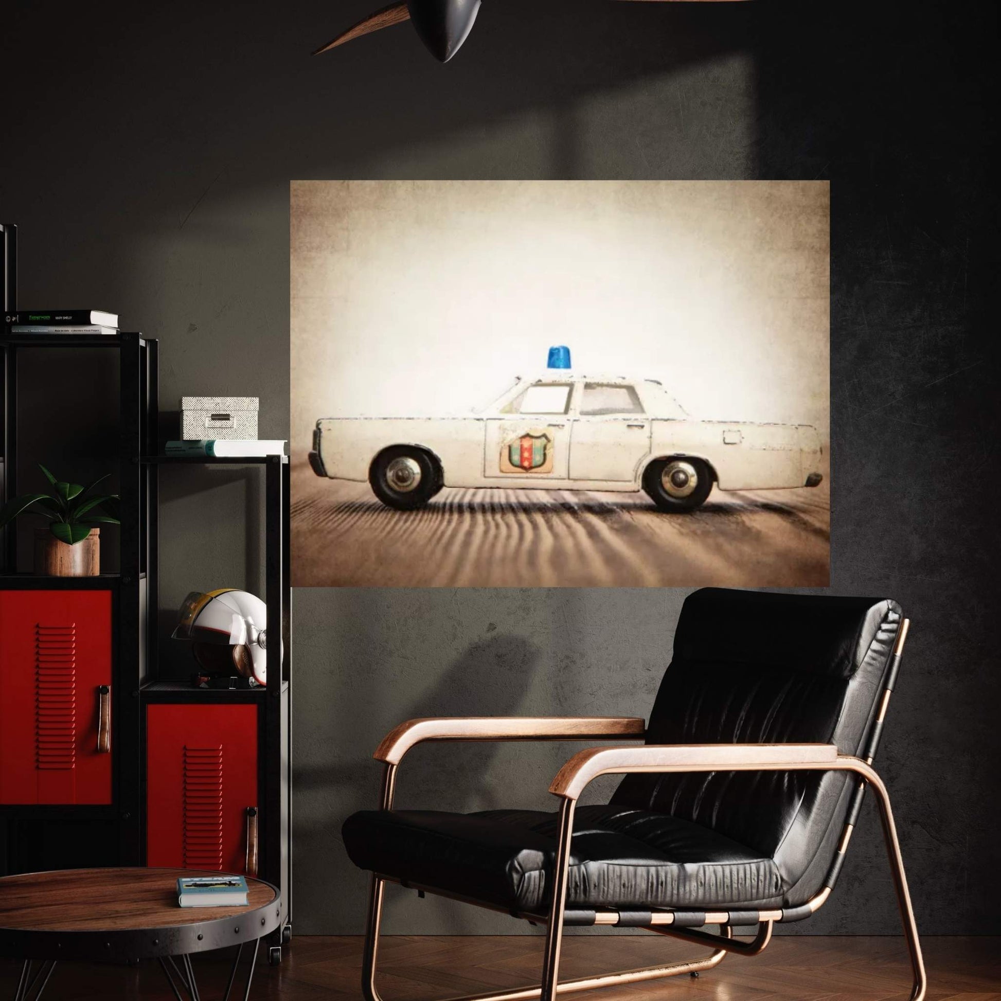 Police Canvas Wall Art - Y Canvas