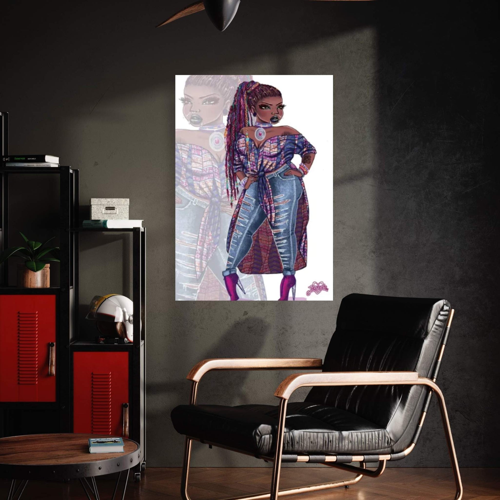 Wakanda Fashion II Canvas Wall Art - Y Canvas