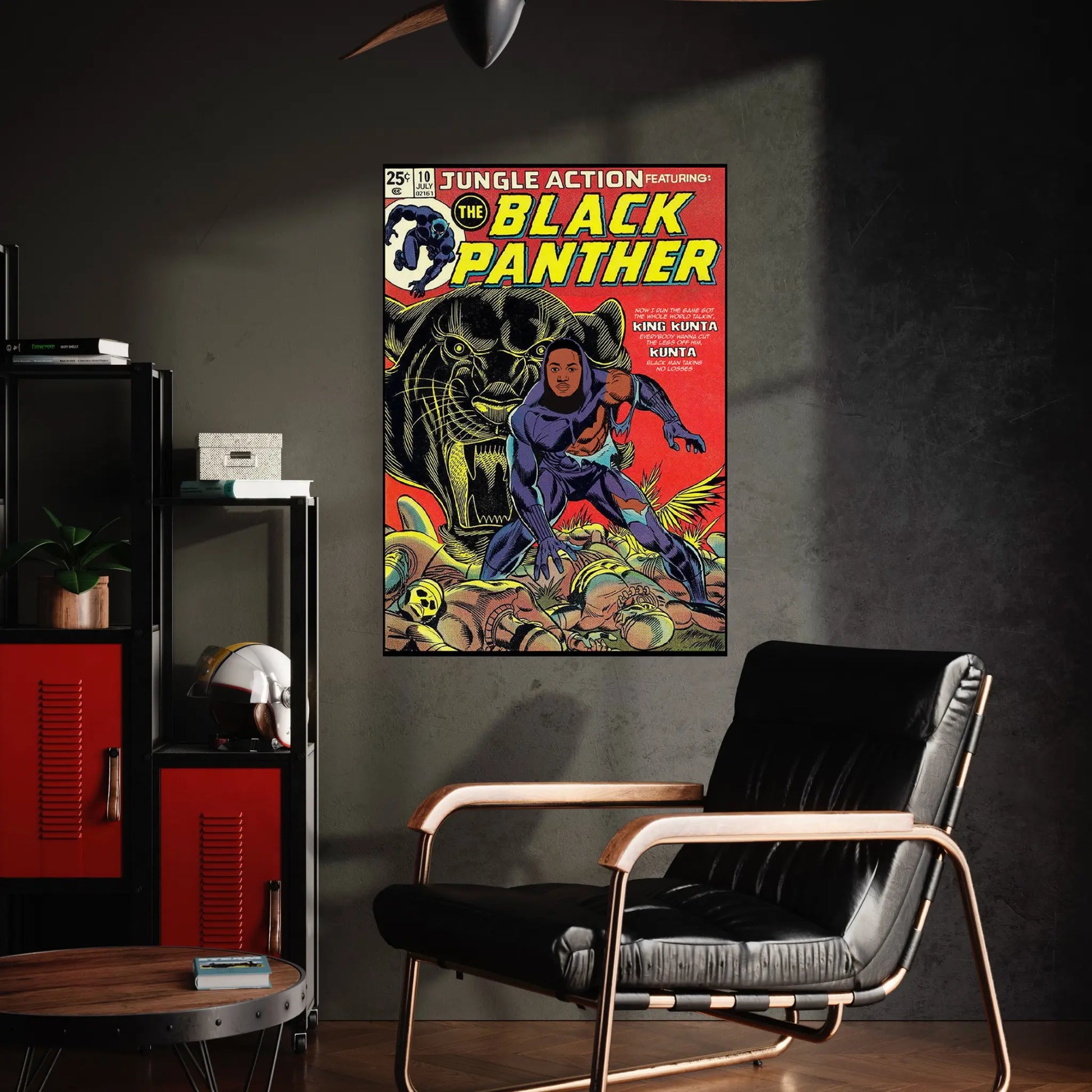 Black Panther Canvas Wall Art - Y Canvas