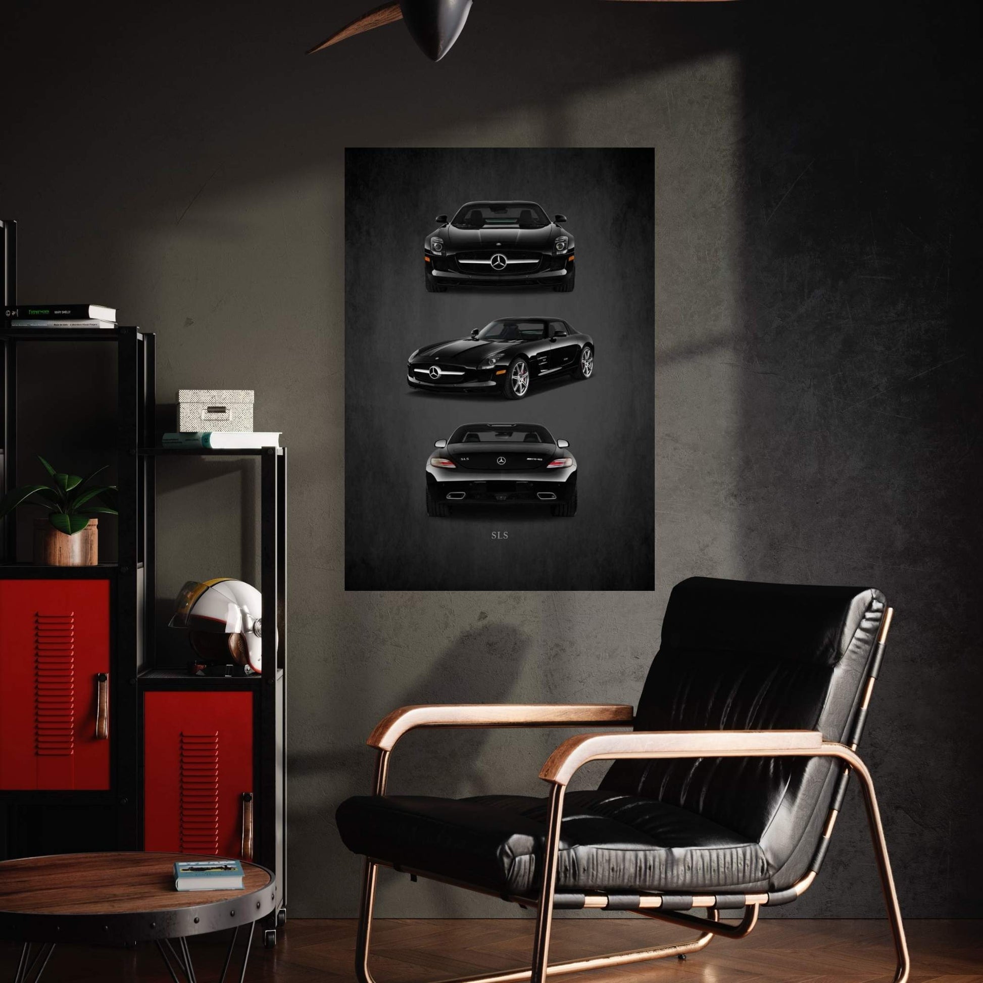 Merc Benz SLS AMG Canvas Wall Art - Y Canvas