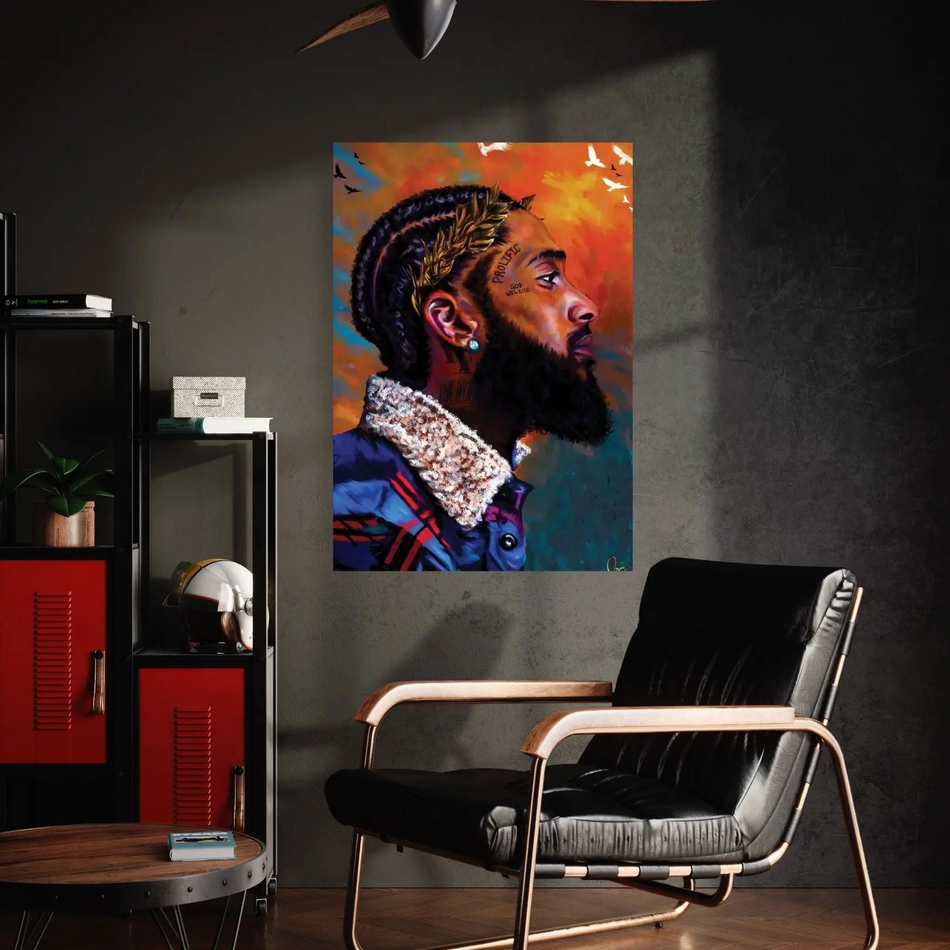 Nipsey Hussle Canvas Wall Art - Y Canvas