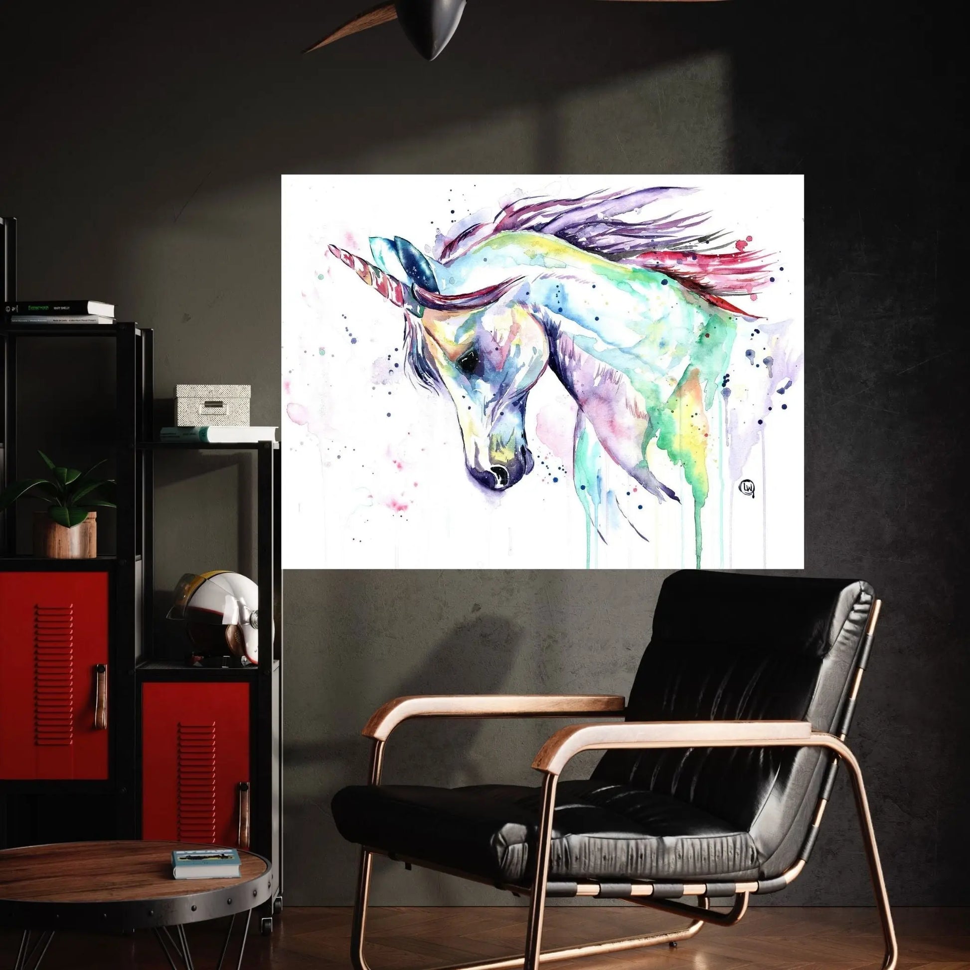 Kenzie's Unicorn Canvas Wall Art - Y Canvas