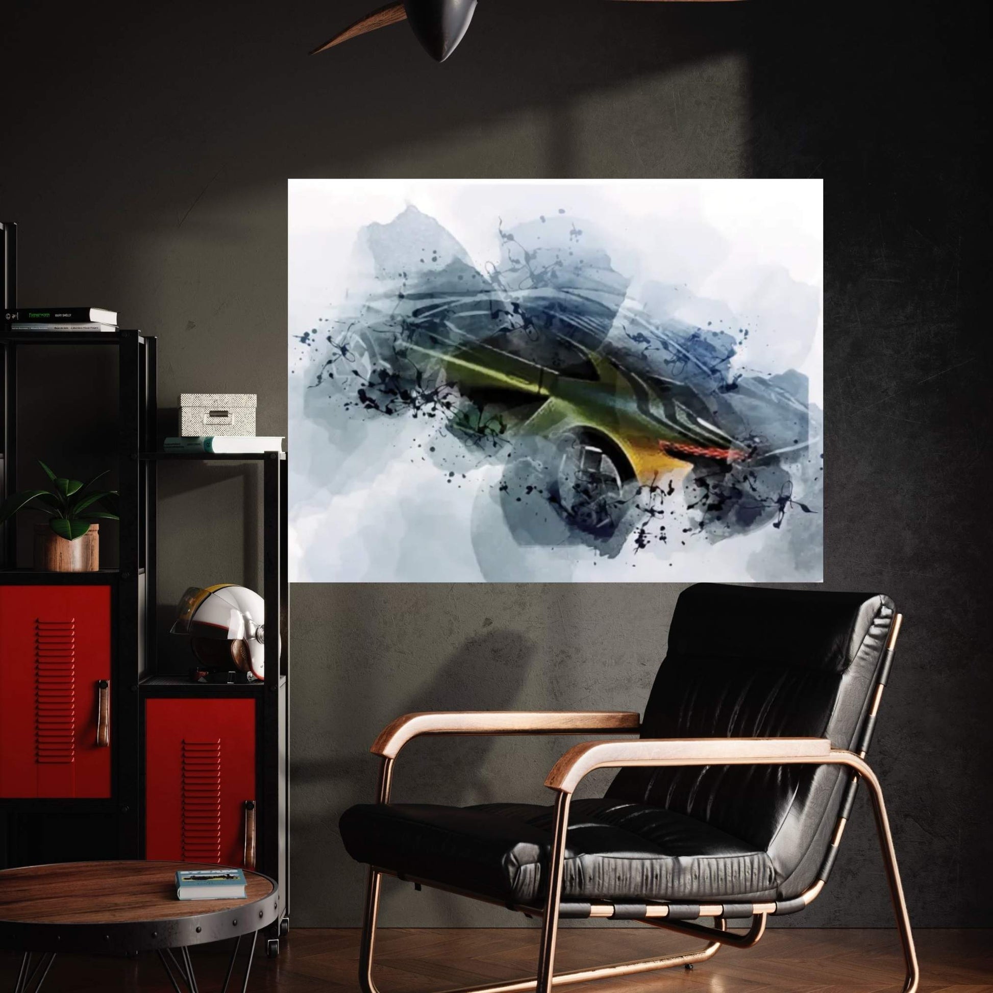 2022 Ds E-Tense Performance Concept Exterior Canvas Wall Art - Y Canvas