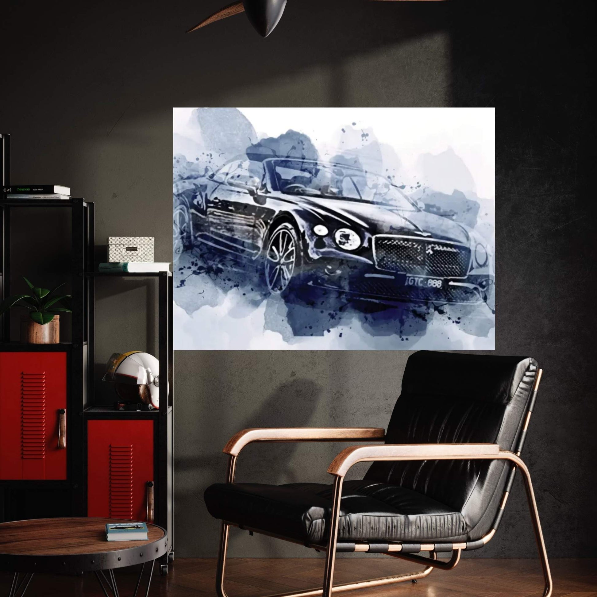 Bentley Continental Gt Convertible Luxury Cars 2022 Canvas Wall Art - Y Canvas