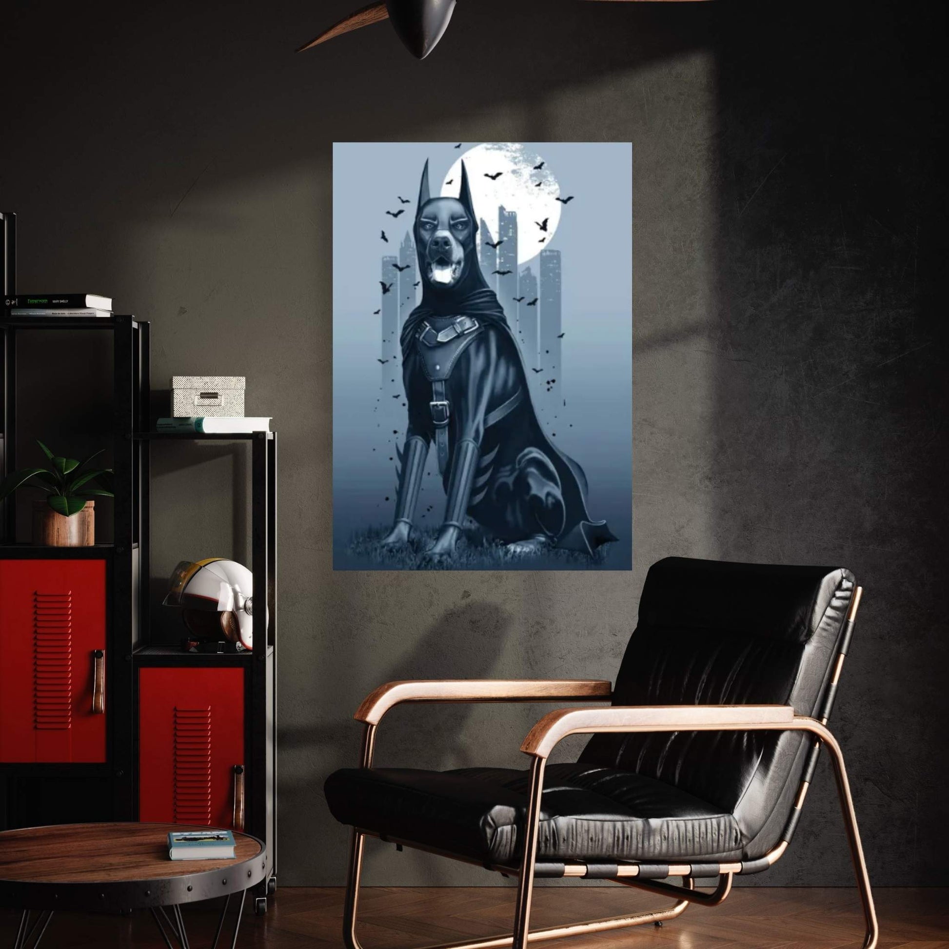 Doberman Canvas Wall Art - Y Canvas