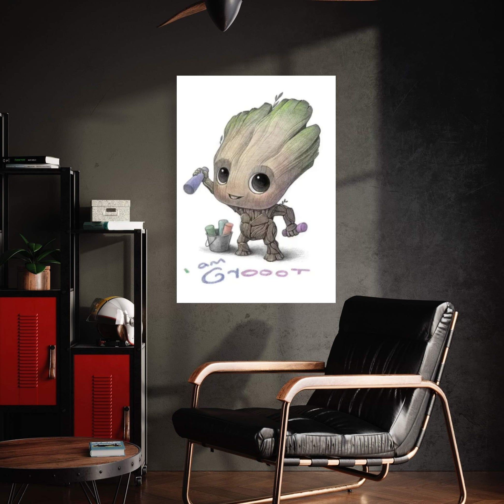 Baby Groot Canvas Wall Art - Y Canvas