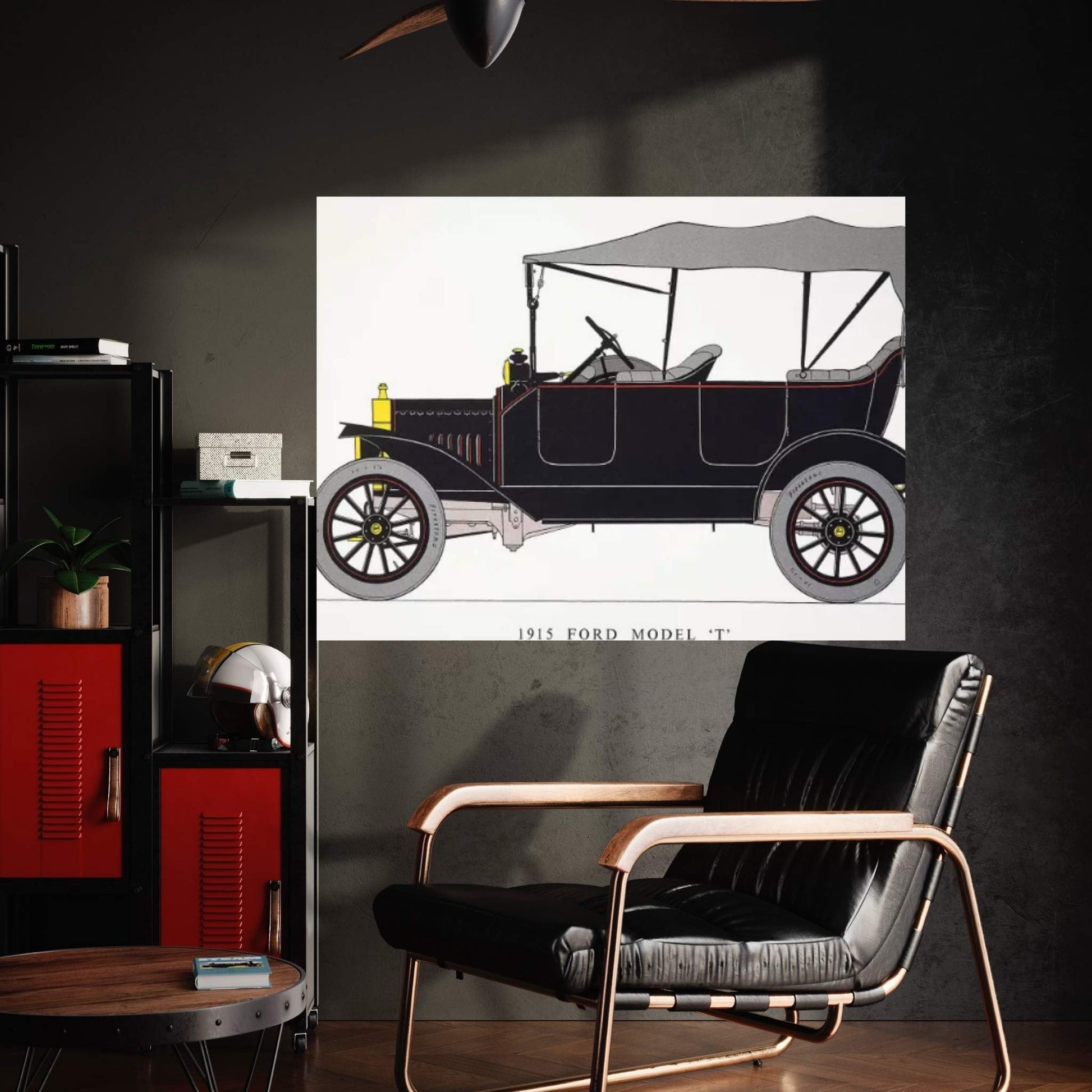 Auto: Model T Ford, 1915 Canvas Wall Art - Y Canvas