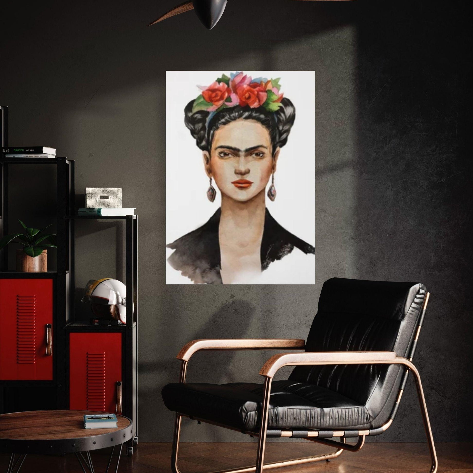 Frida Kahlo Art Canvas, Frida Kahlo Wall Art Decoration, Mexican Floral Feminist Art Canvas - Y Canvas