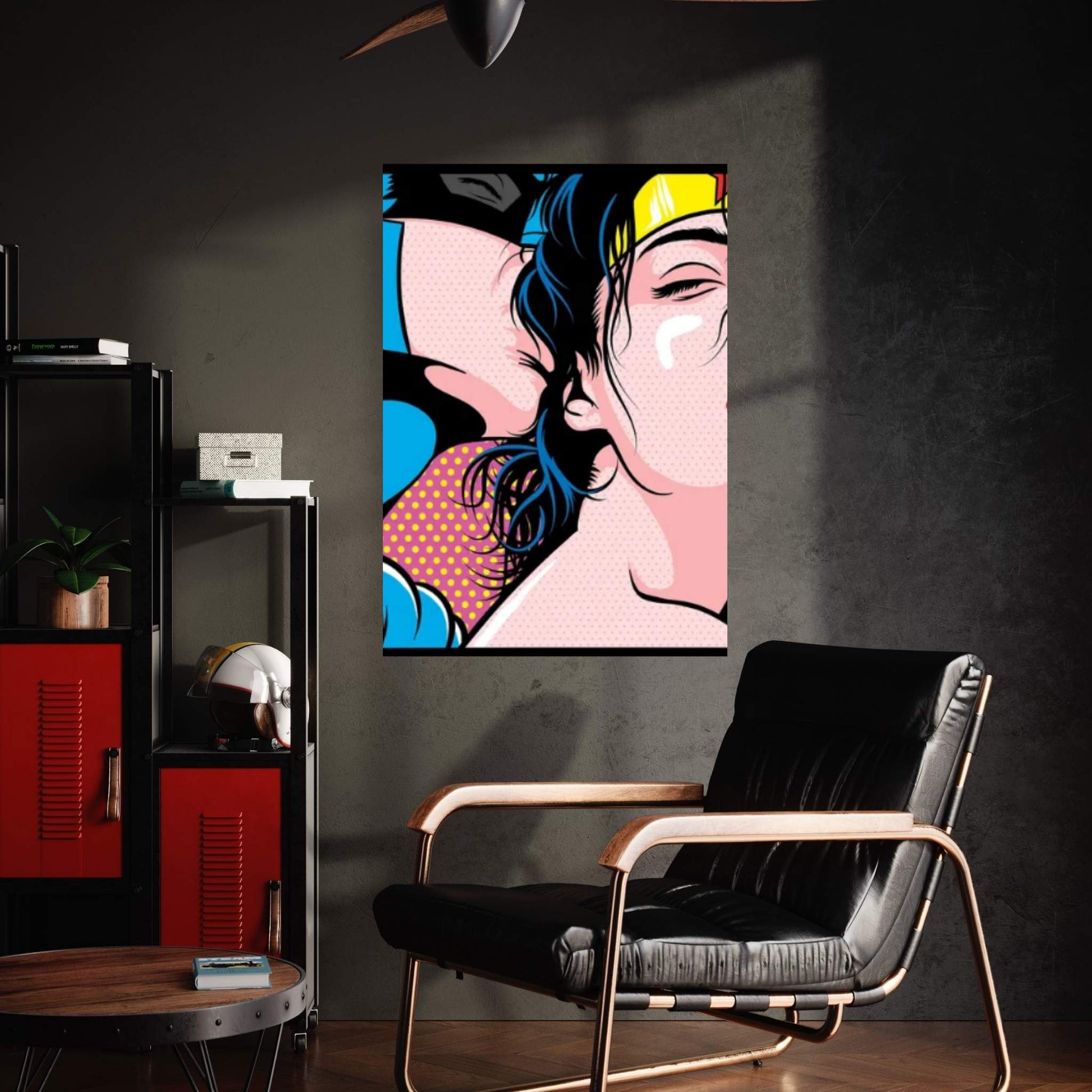 Heroes Love V Canvas Wall Art - Y Canvas