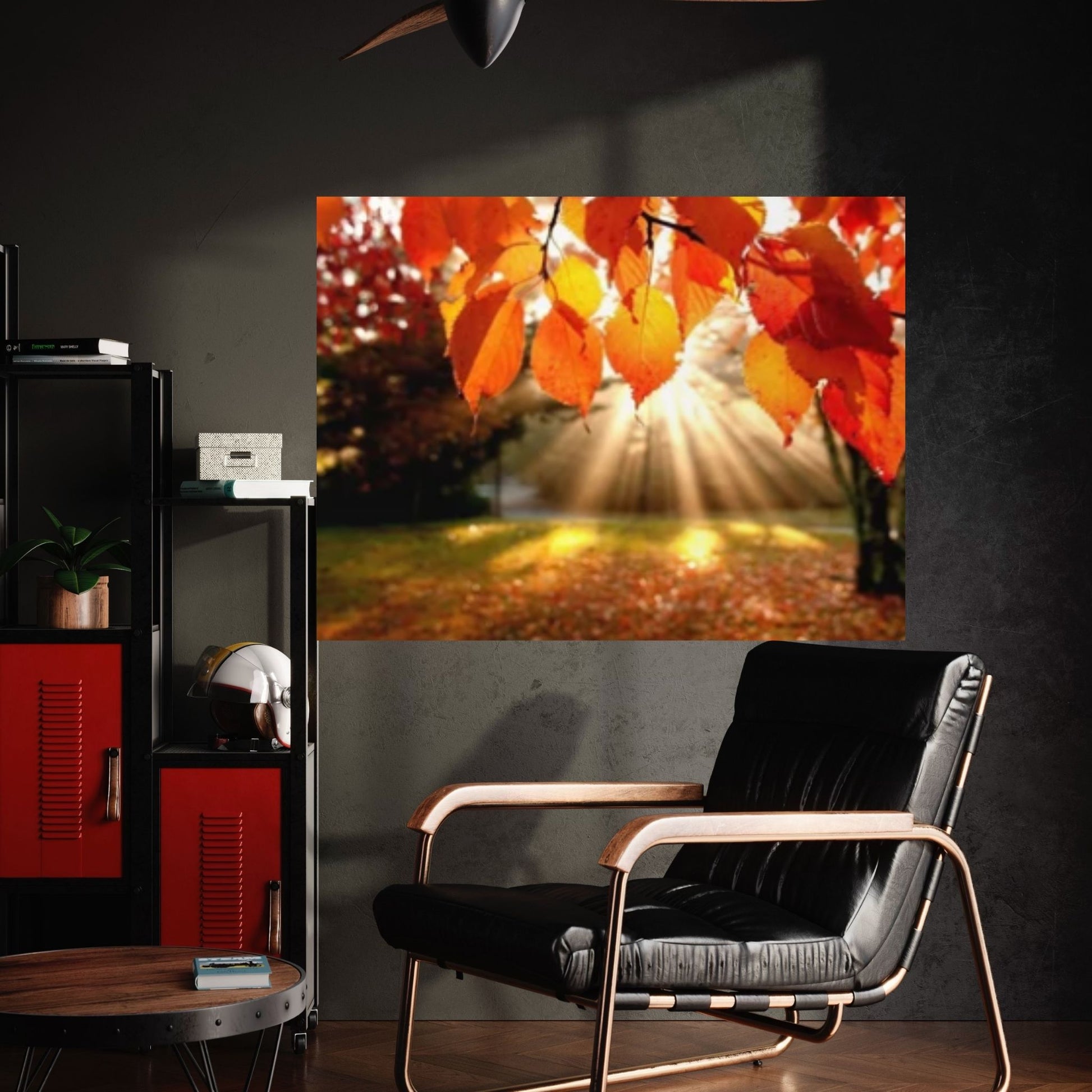 Autumn Leaves Canvas Wall Art, Printing Wall Art - Y Canvas