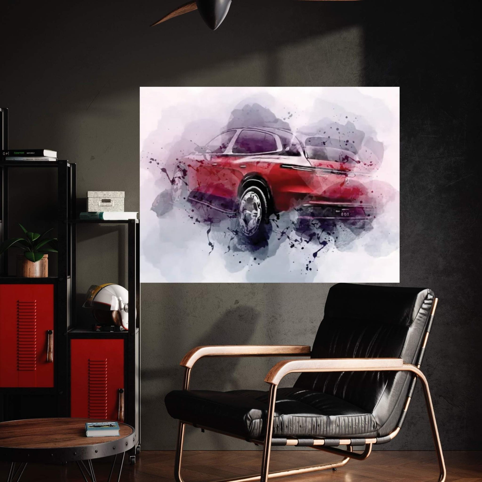 2021 Mercedes-Maybach Eqs Suv Exterior Canvas Wall Art - Y Canvas