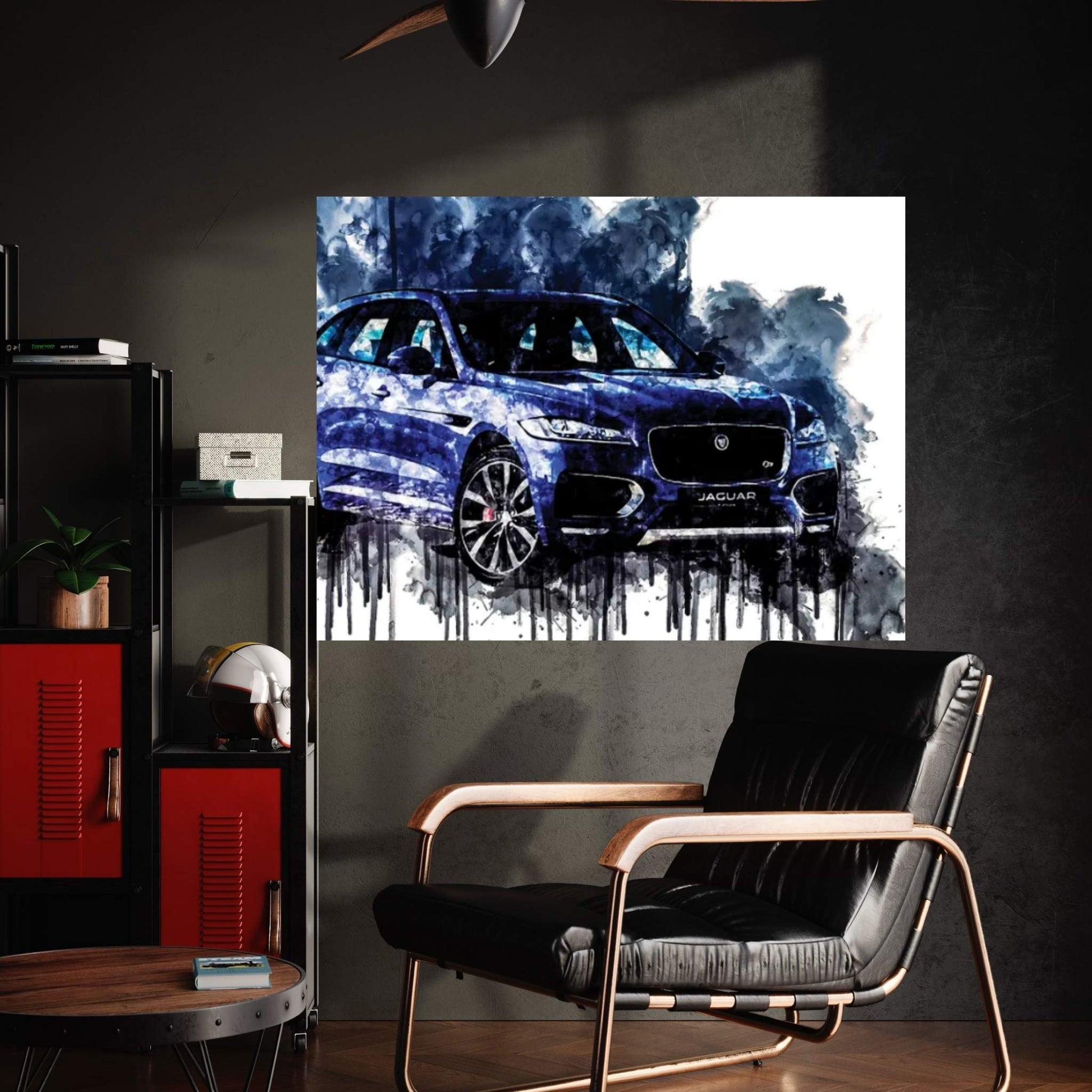 2017 Jaguar F PACE First Edition Canvas Wall Art - Y Canvas