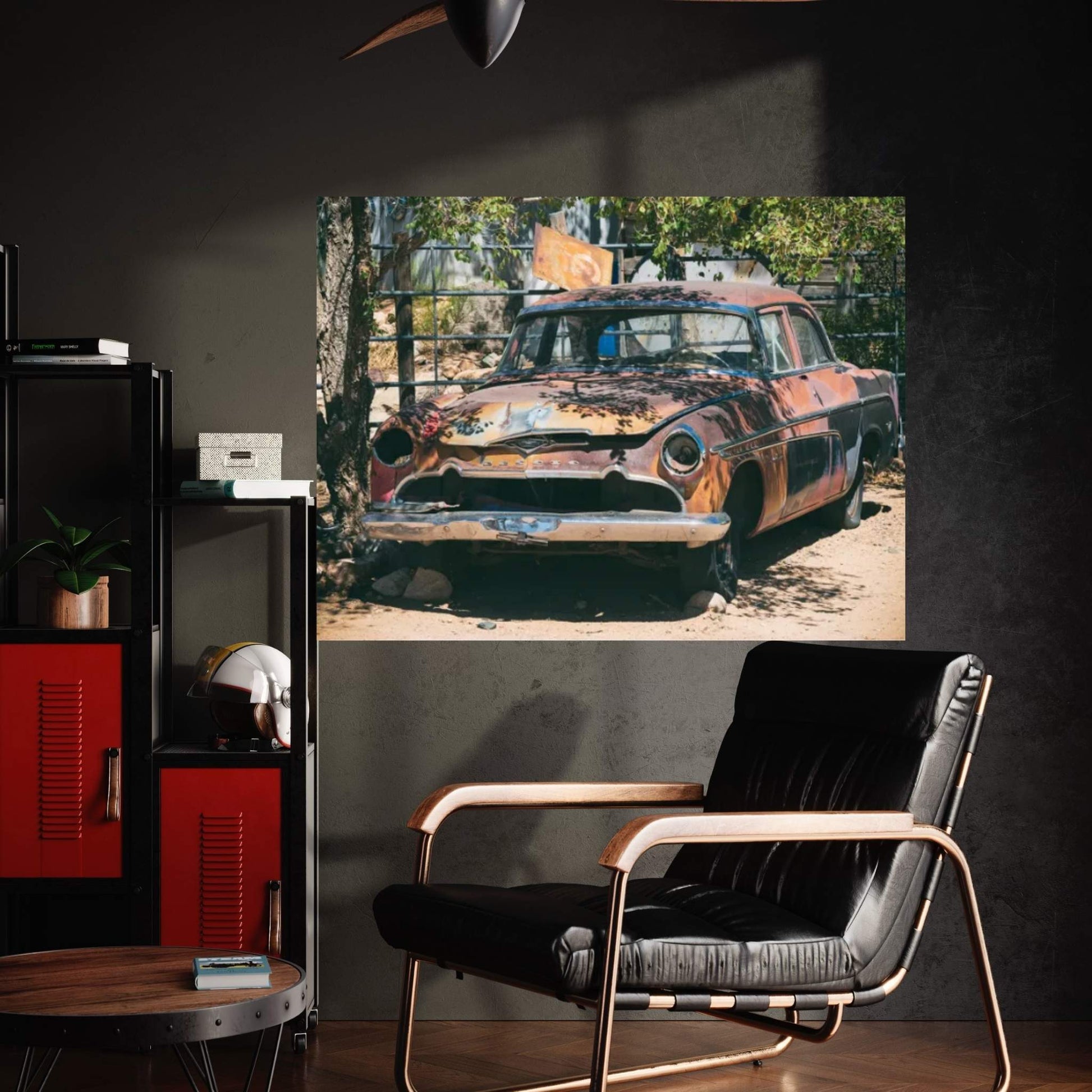 American West - Old Desoto Canvas Wall Art - Y Canvas