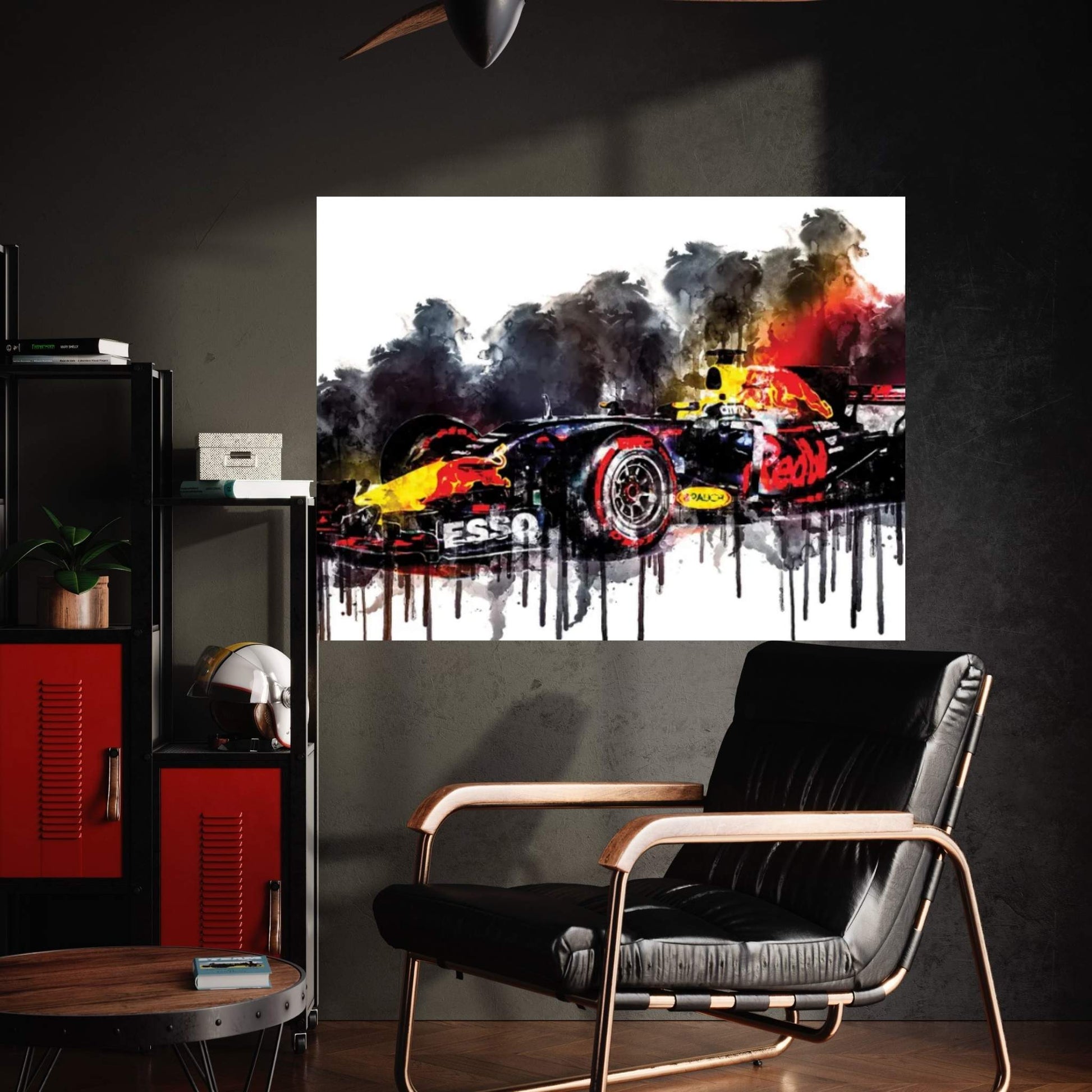 2017 Red Bull RB13 Formula I Canvas Wall Art - Y Canvas