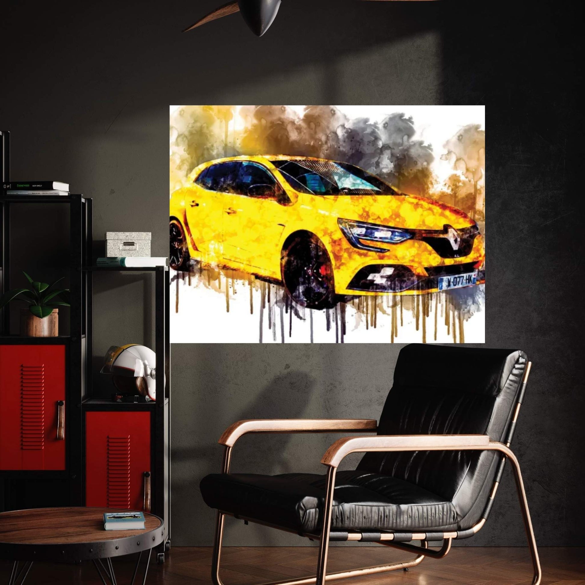 Car 2019 Renault Megane RS Cup Chassis Canvas Wall Art - Y Canvas