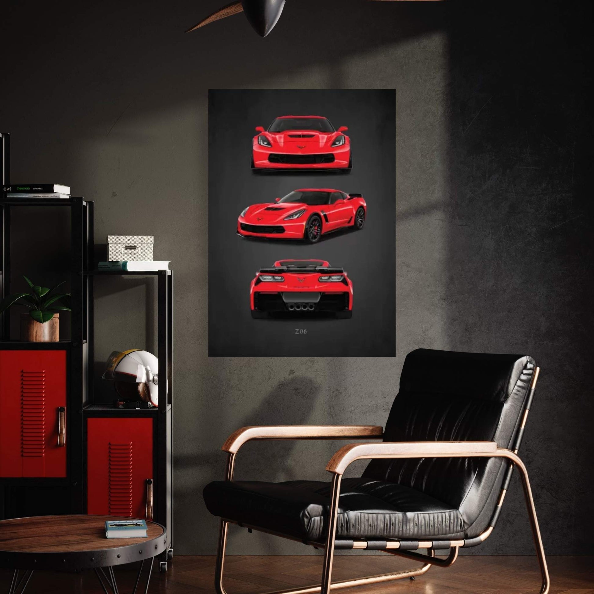 Chevrolet Corvette Z06 Canvas Wall Art - Y Canvas