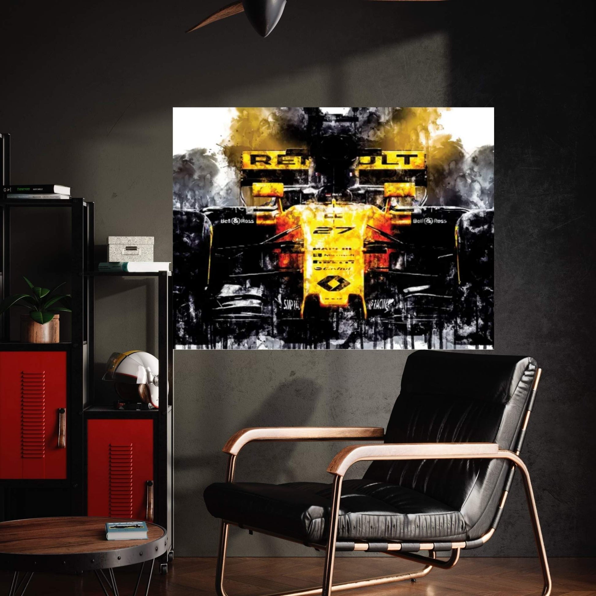 Car 2017 Renault RS17 Formula I Canvas Wall Art - Y Canvas