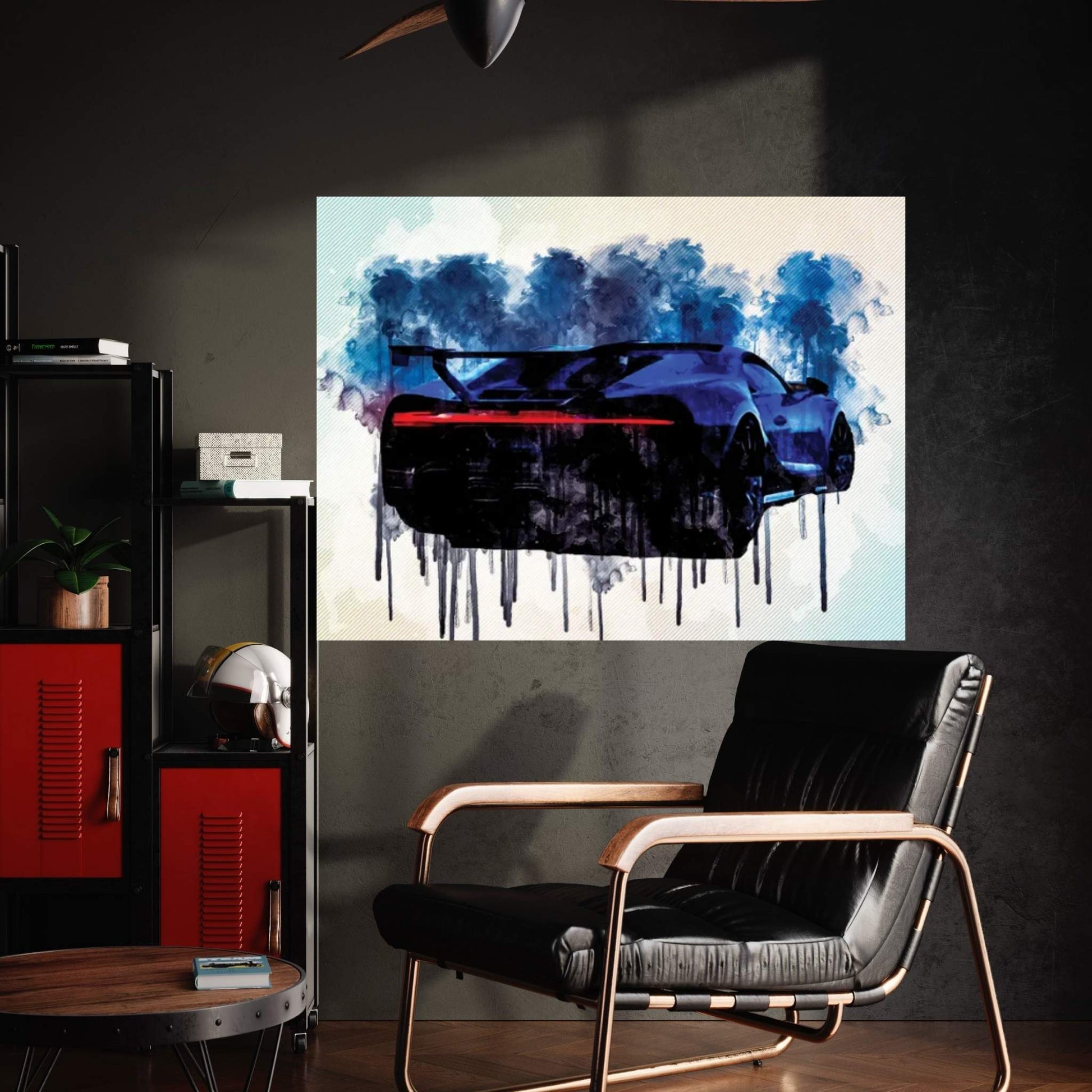 2021 Bugatti Chiron Pur Sport Ear View Exterior Hypercar Canvas Wall Art - Y Canvas