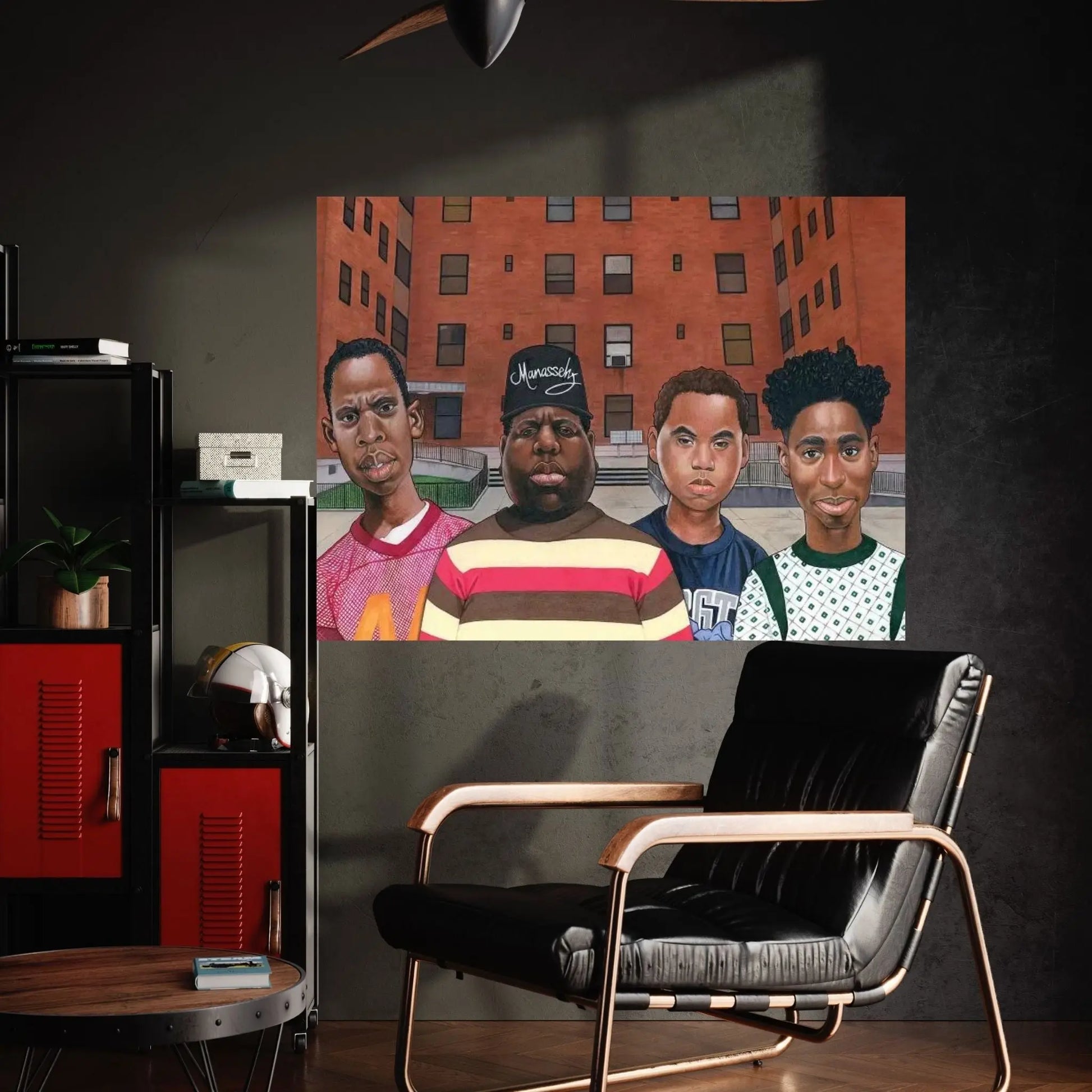 Boyz N Da Hood (Hiphop Legends) Canvas Wall Art - Y Canvas