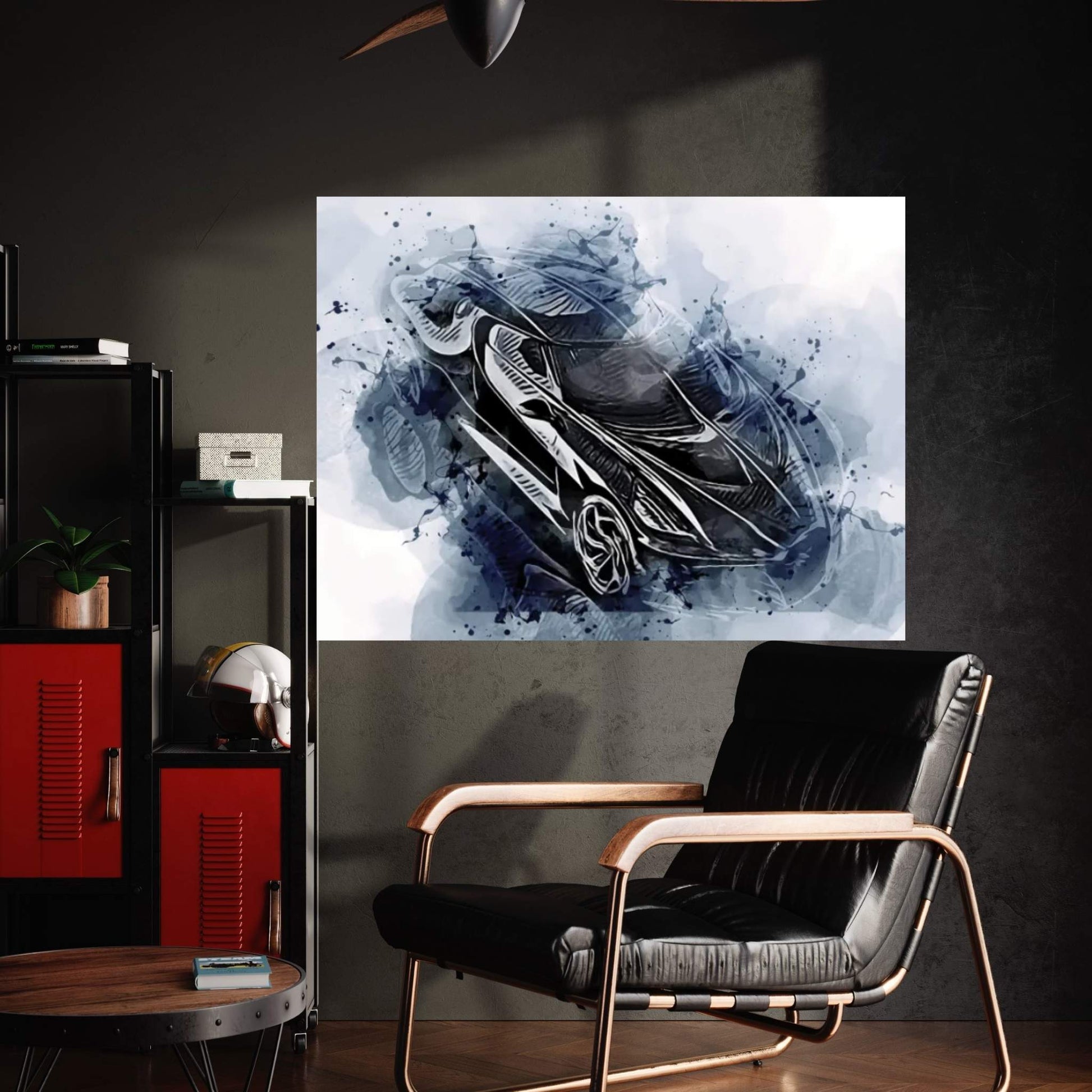 Bugatti La Voiture Noire Canvas Wall Art - Y Canvas