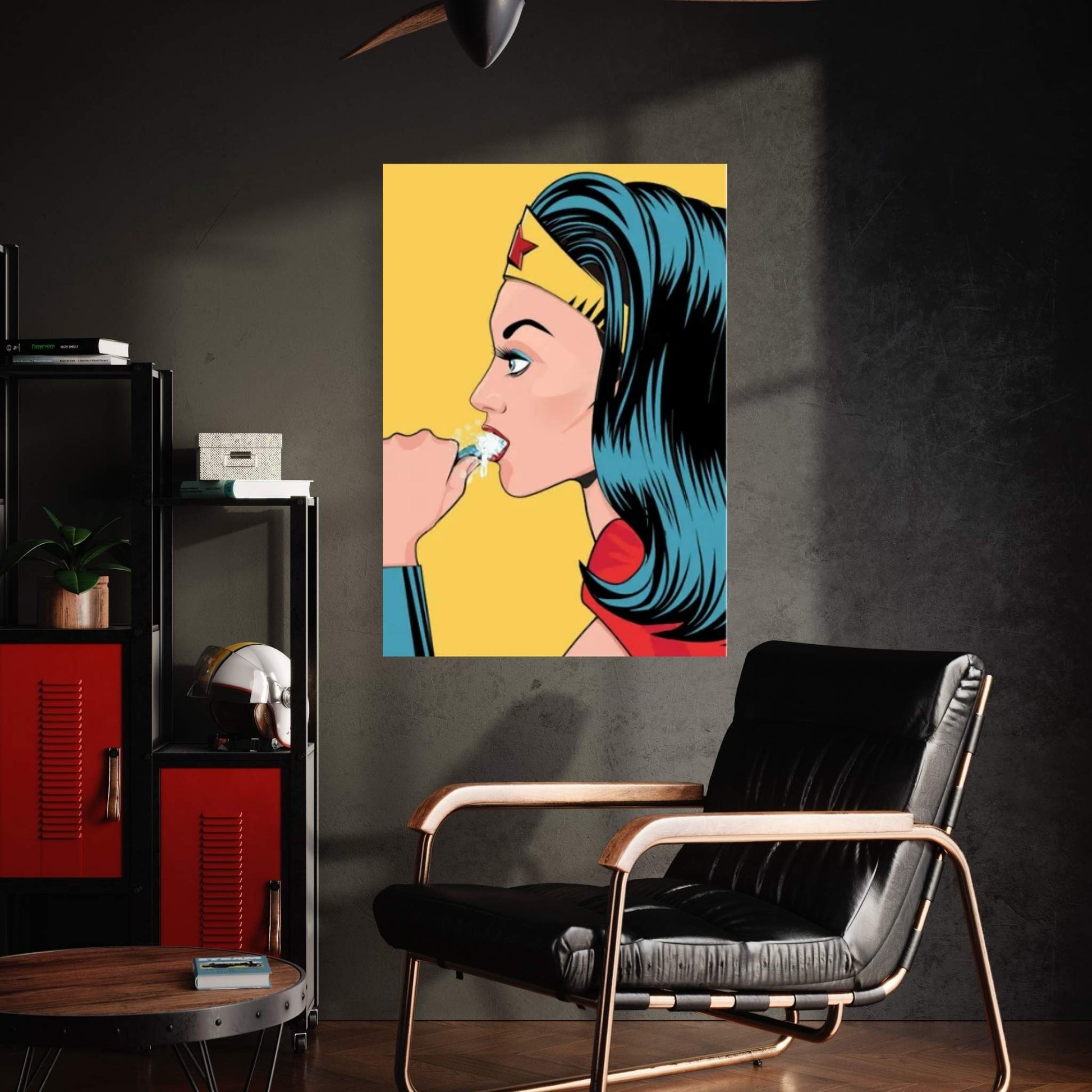 WW Teeth Canvas Wall Art - Y Canvas