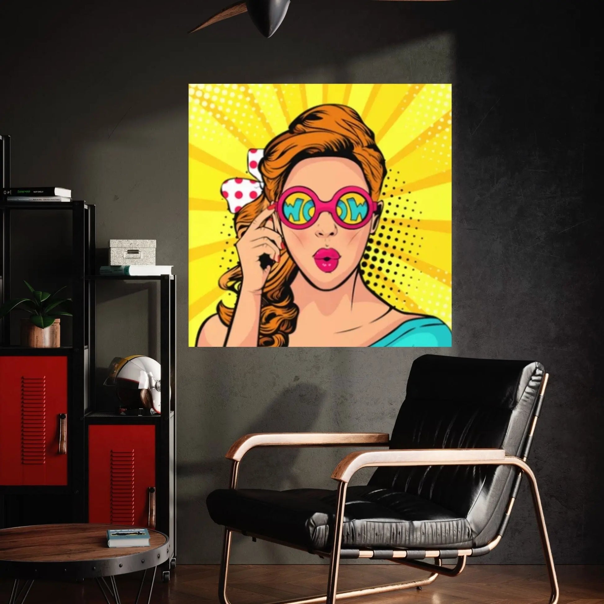 Pop Art Woman Wall Art, Comic Pop Art, Retro Comic - Y Canvas