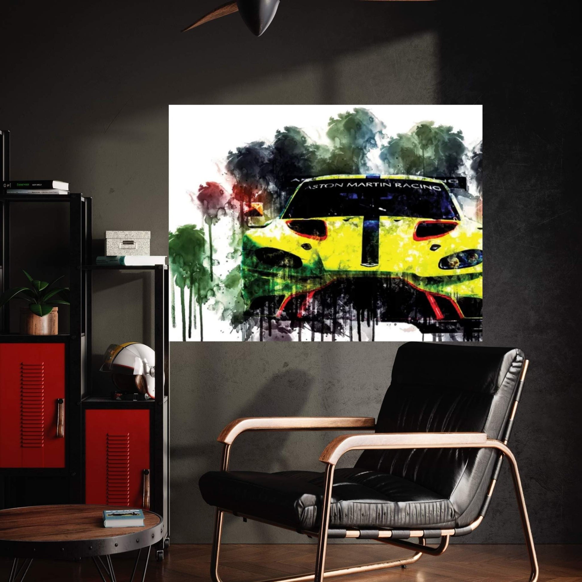 2018 Aston Martin Vantage GTE Canvas Wall Art - Y Canvas