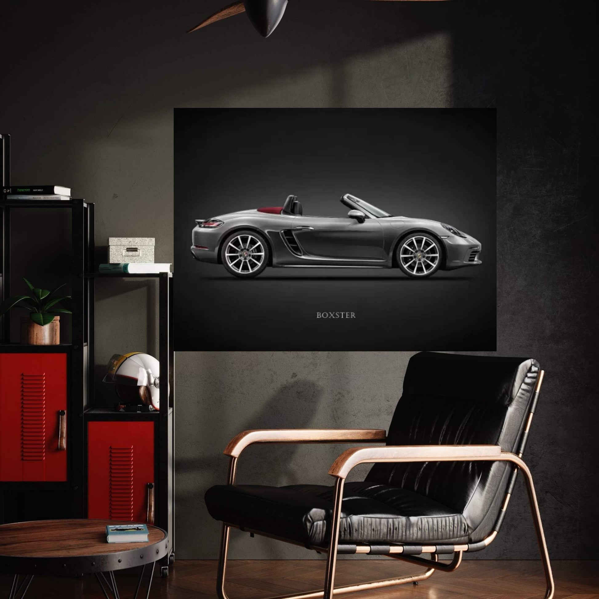 Porsche Boxster 718 Canvas Wall Art - Y Canvas