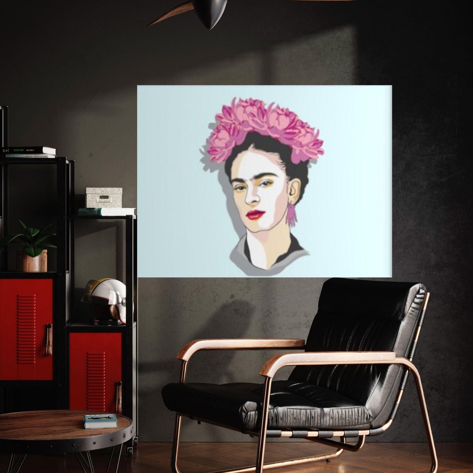 Frida Kahlo Art Canvas Frida Kahlo Wall Art, Mexican Floral Feminist Art Canvas Printed Picture - Y Canvas