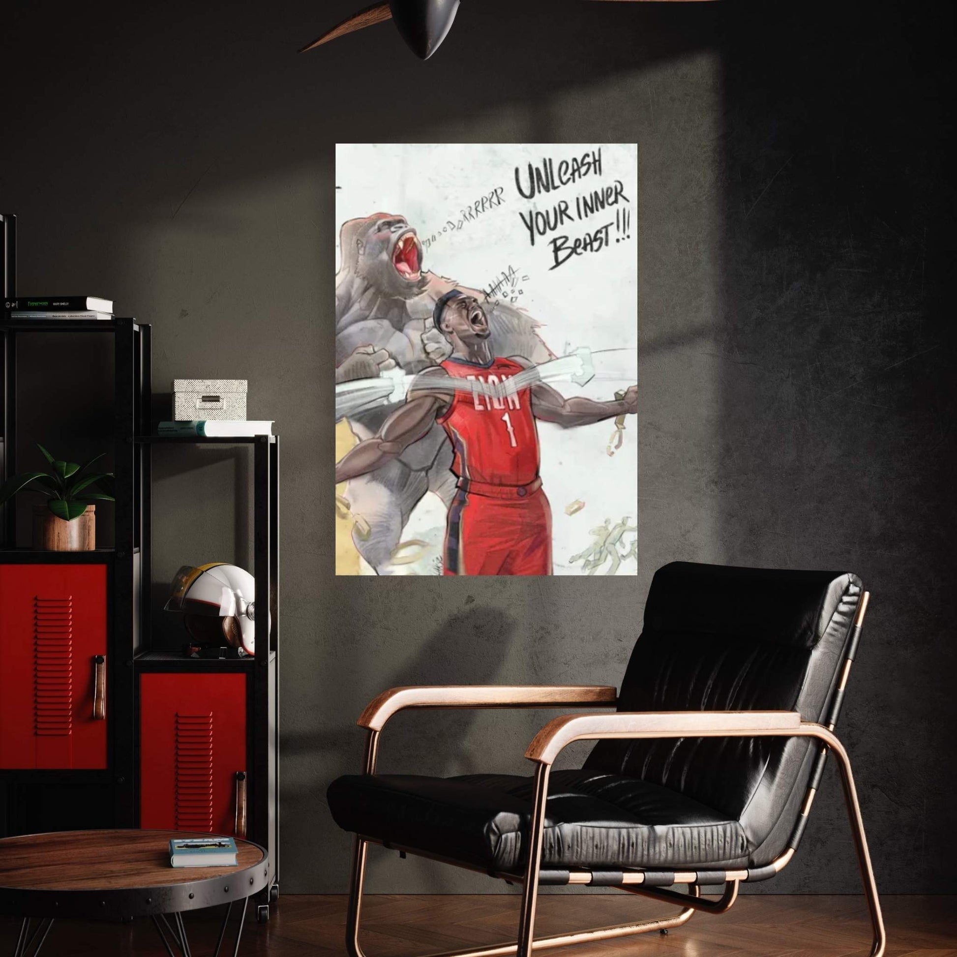 Unleash Your Inner Beast Canvas Wall Art - Y Canvas