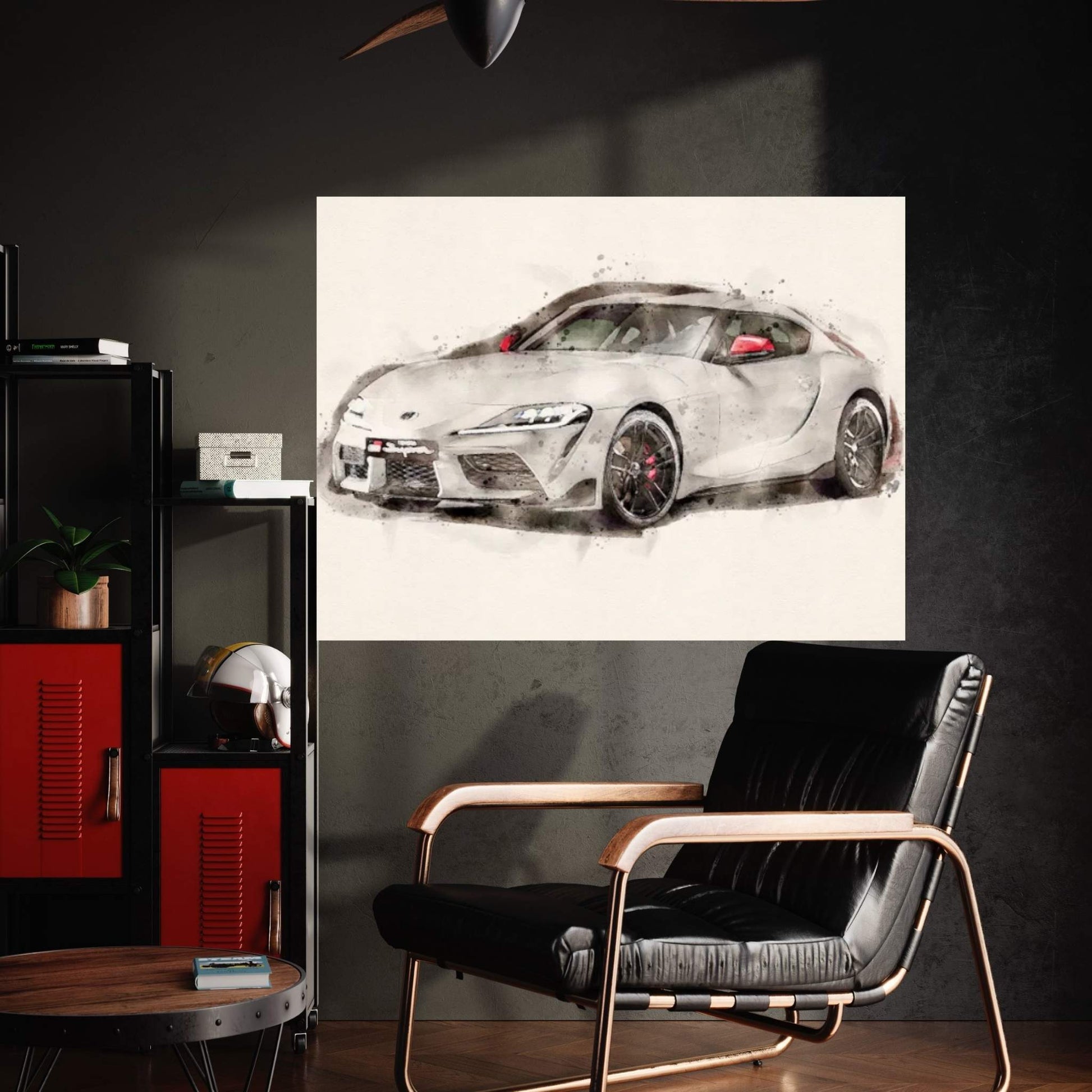 Toyota Supra-GR V II Canvas Wall Art - Y Canvas