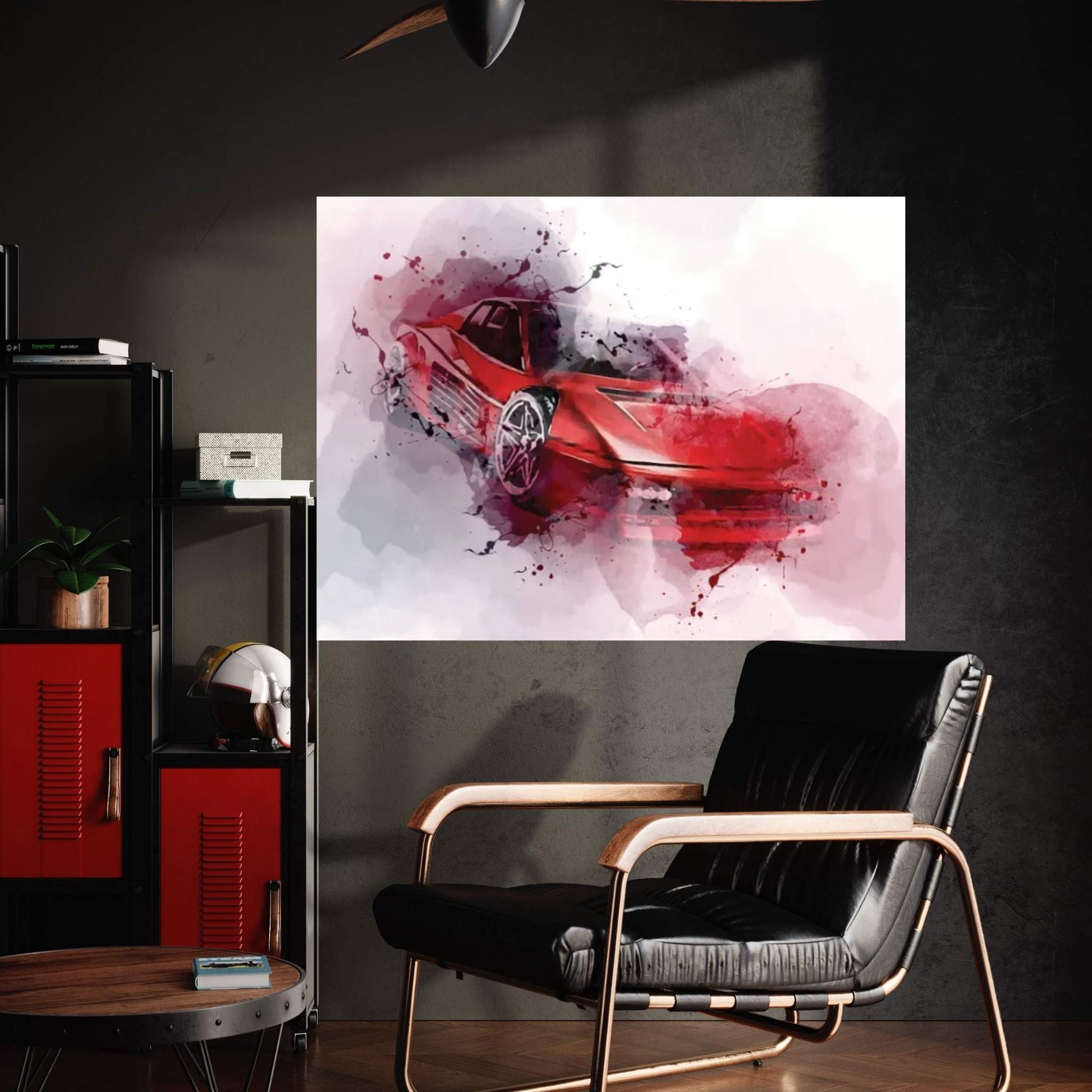 Ferrari Testarossa Retro Cars 1984 Canvas Wall Art - Y Canvas