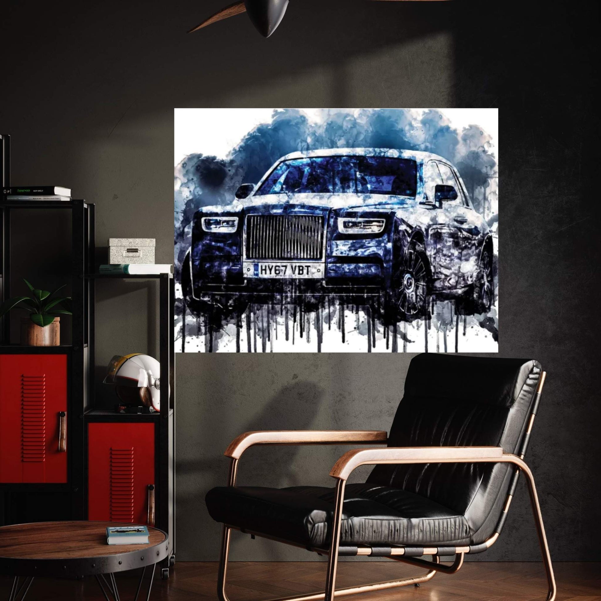 Car 2017 Rolls Royce Phantom Canvas Wall Art - Y Canvas