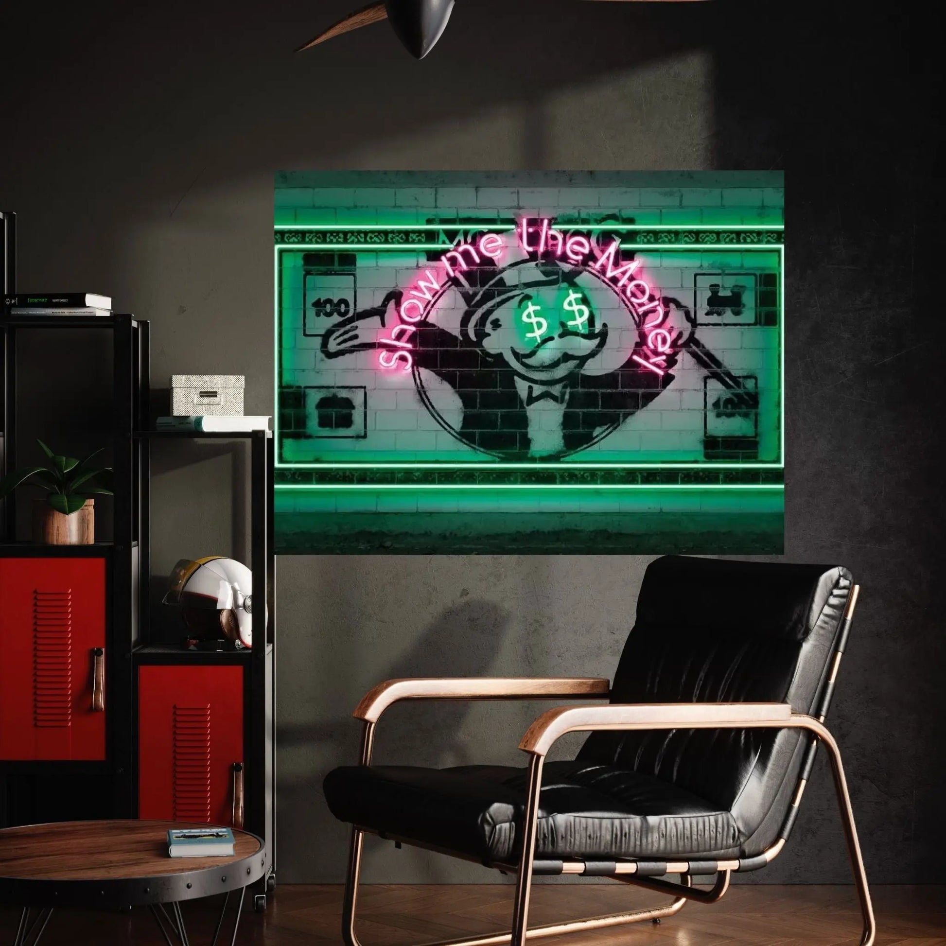 Show Me The Money Canvas Wall Art - Y Canvas